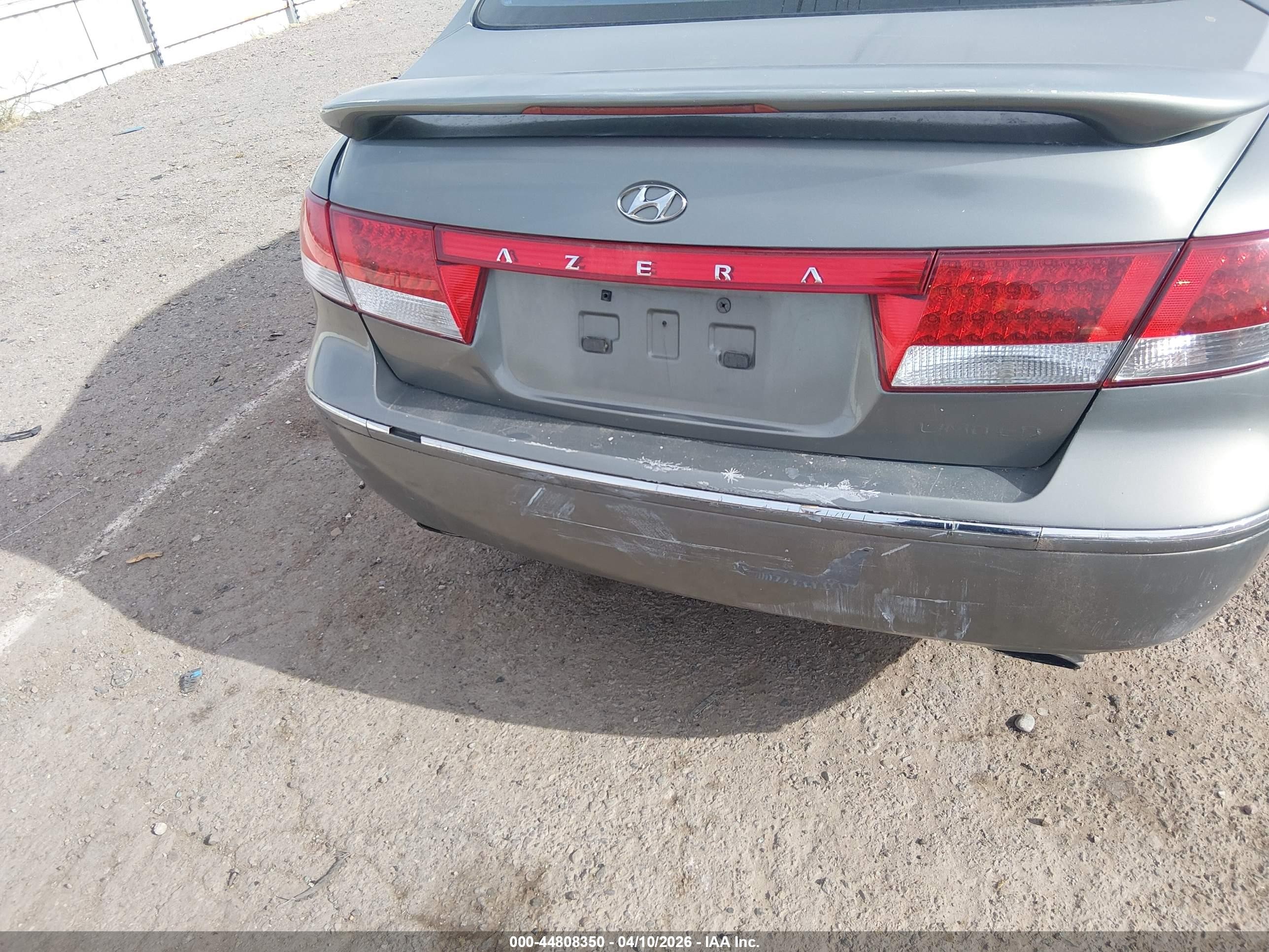 2006 Hyundai Azera Limited/se Green vin: KMHFC46F46A057921