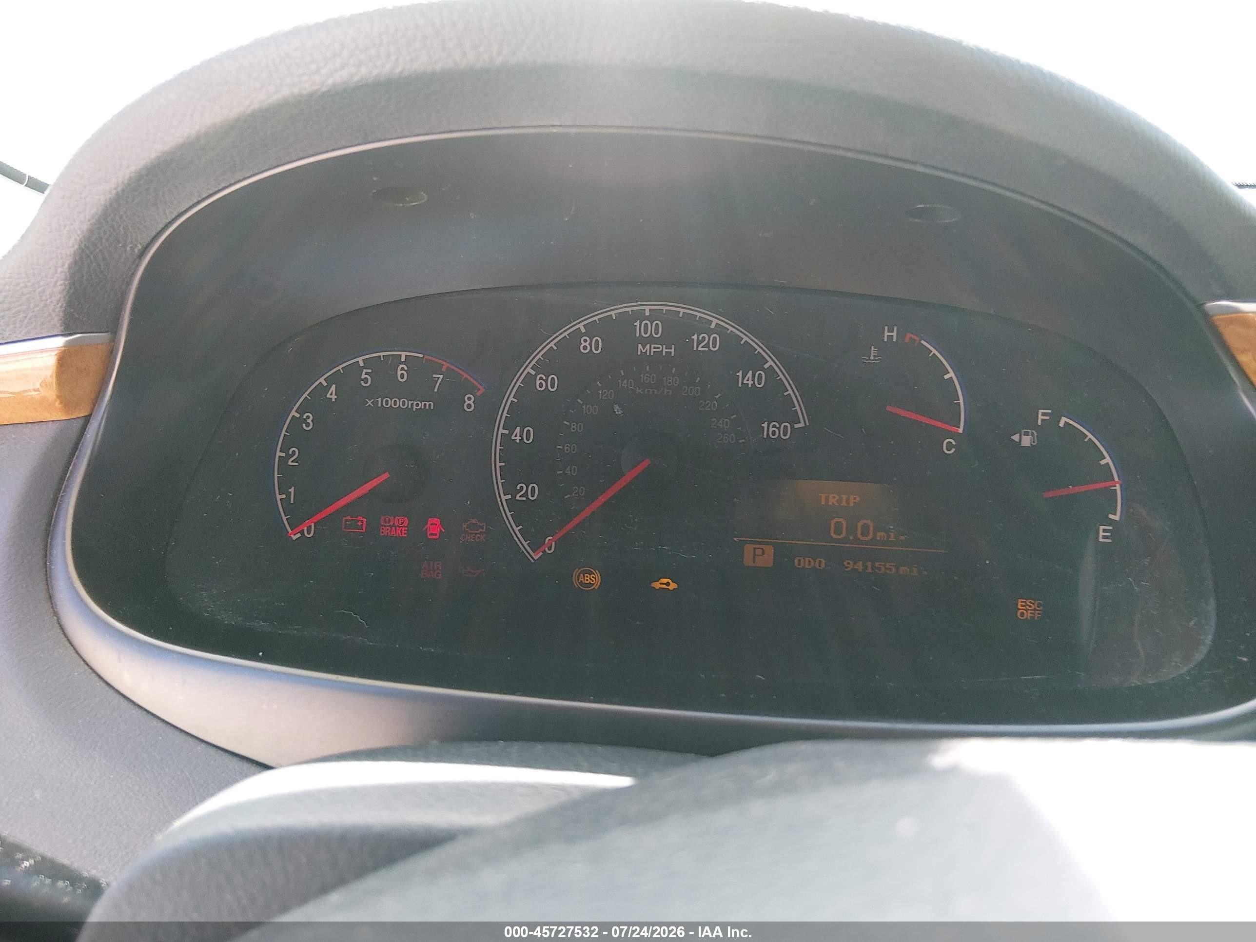 2006 Hyundai Azera Limited/se Silver vin: KMHFC46F46A097593