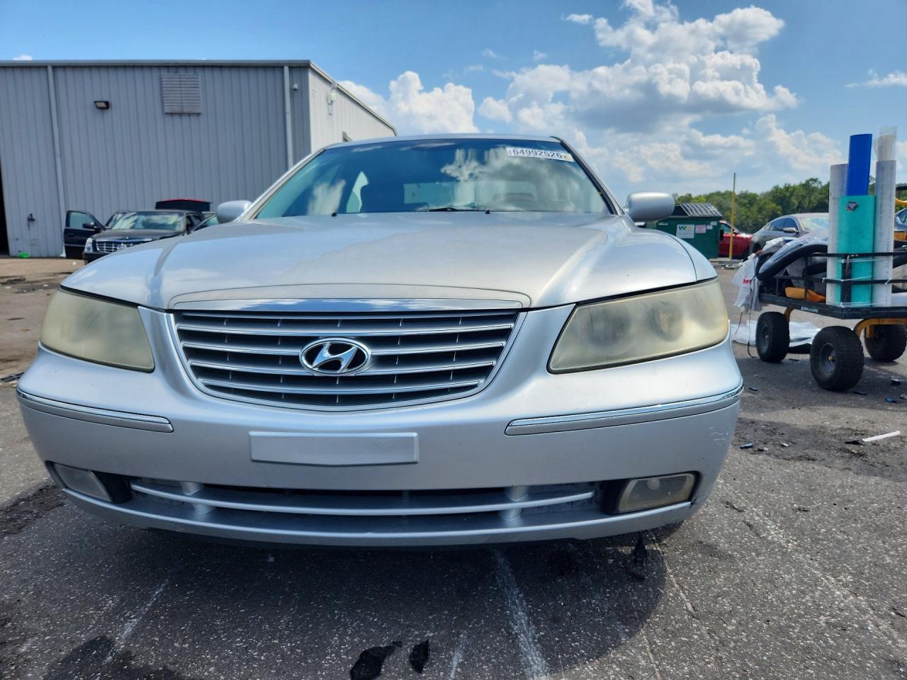 2007 Hyundai Azera Se Silver vin: KMHFC46F47A166266