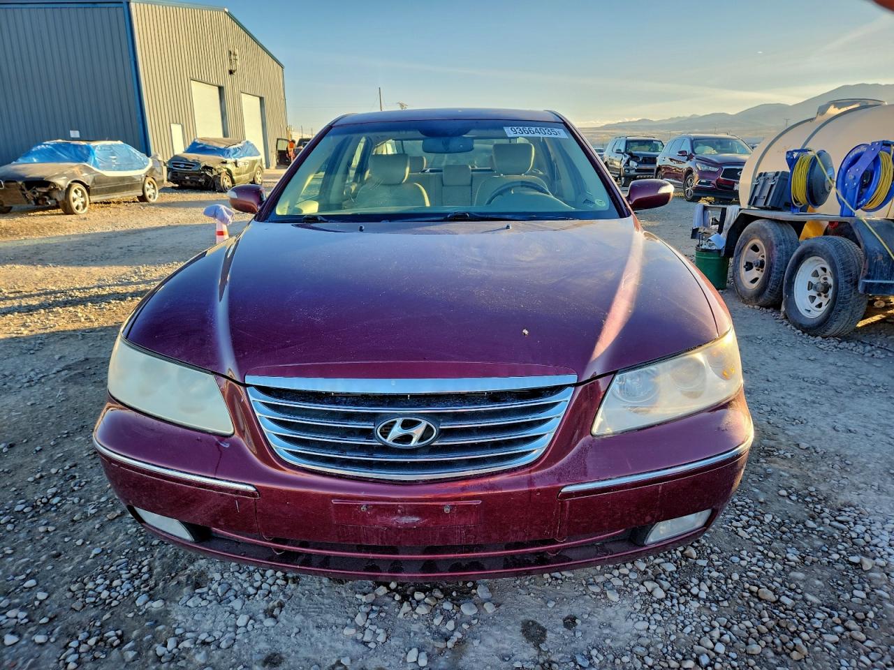 2009 Hyundai Azera Limited Burgundy vin: KMHFC46F49A358676