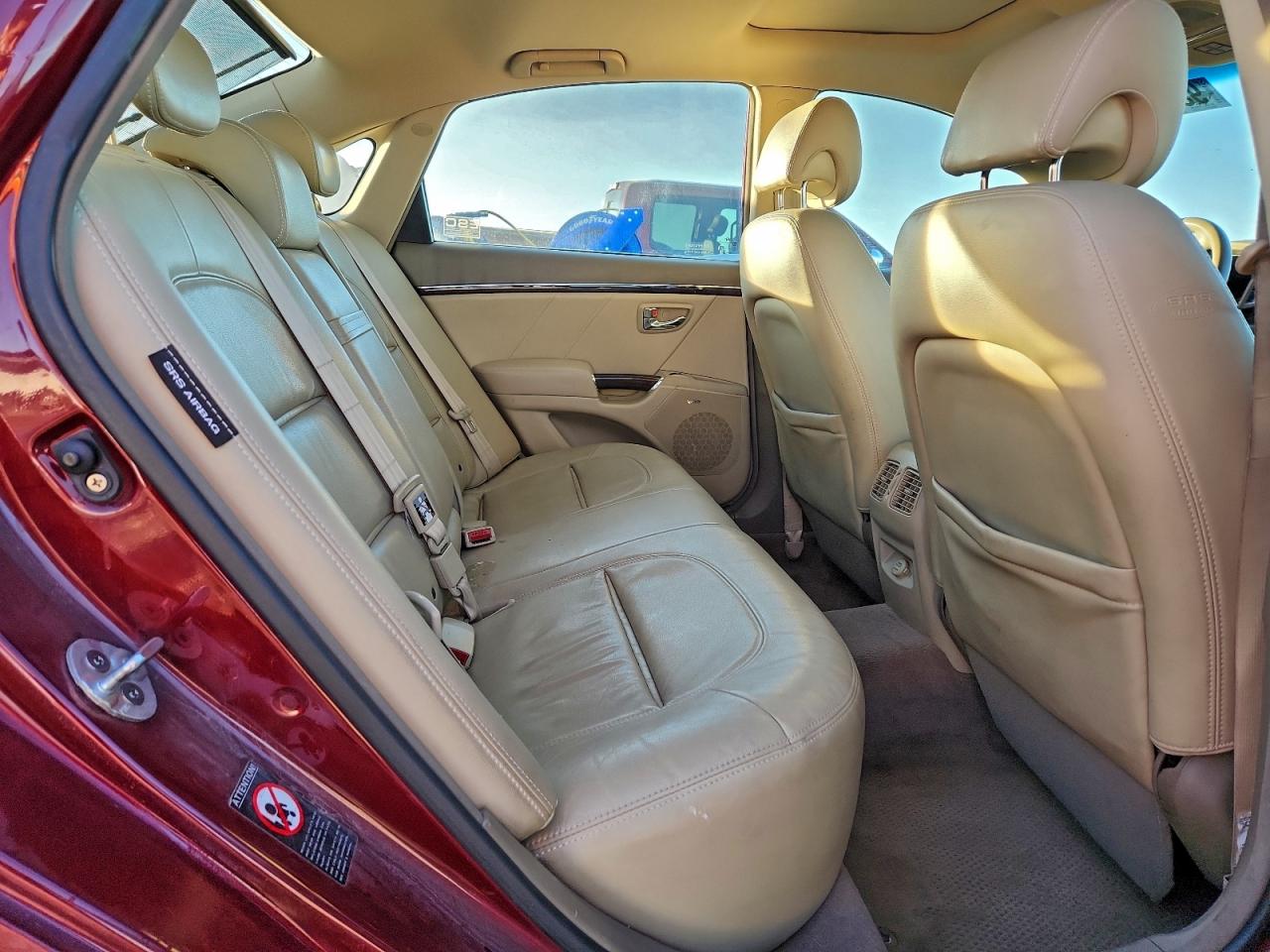 2009 Hyundai Azera Limited Burgundy vin: KMHFC46F49A358676