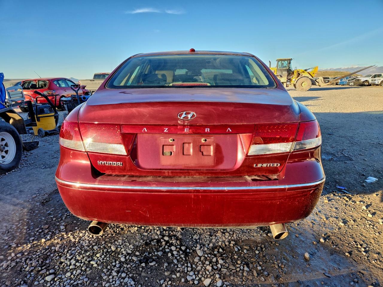 2009 Hyundai Azera Limited Burgundy vin: KMHFC46F49A358676