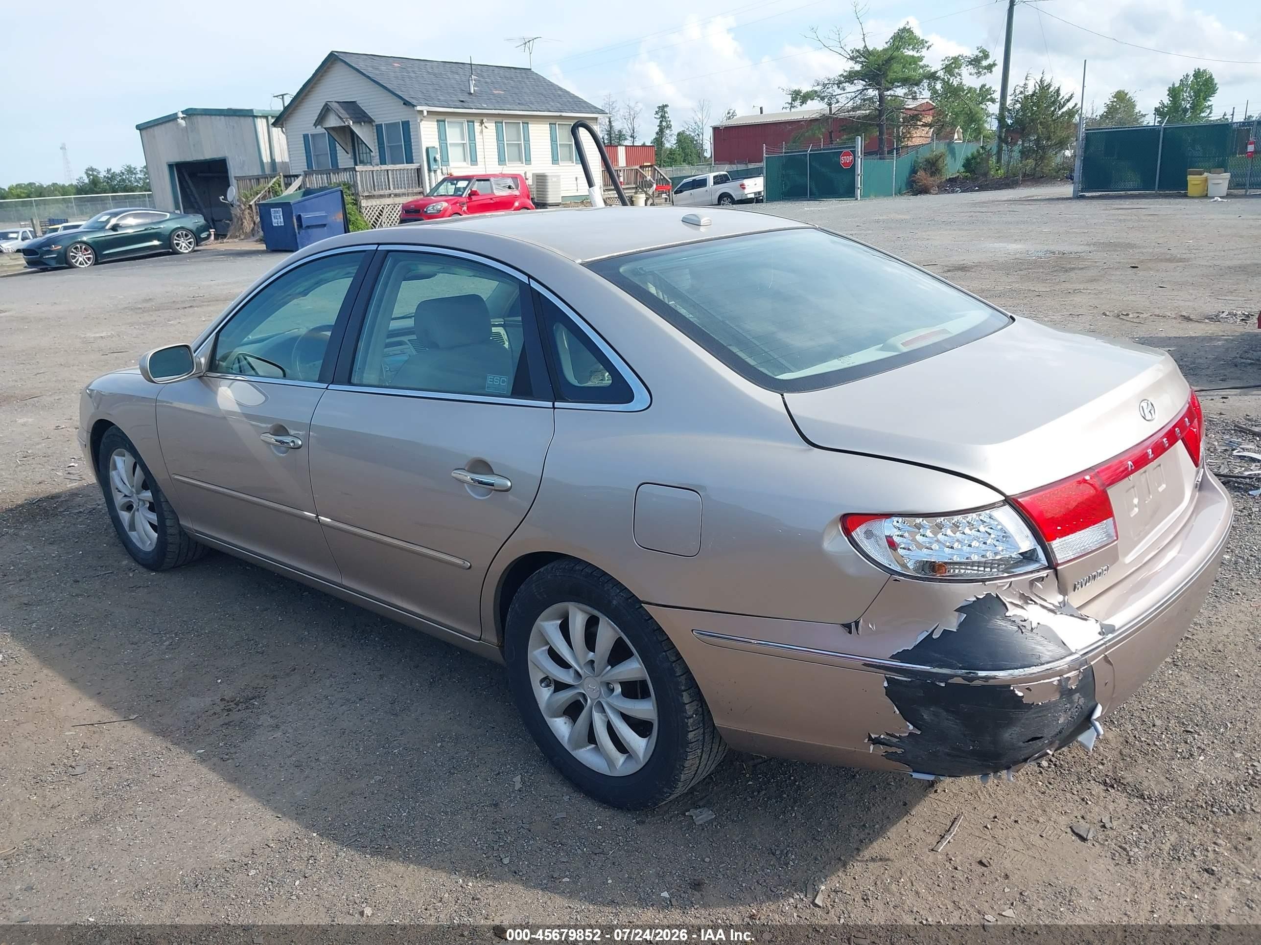 2007 Hyundai Azera Limited/se Бежевый vin: KMHFC46F57A211912