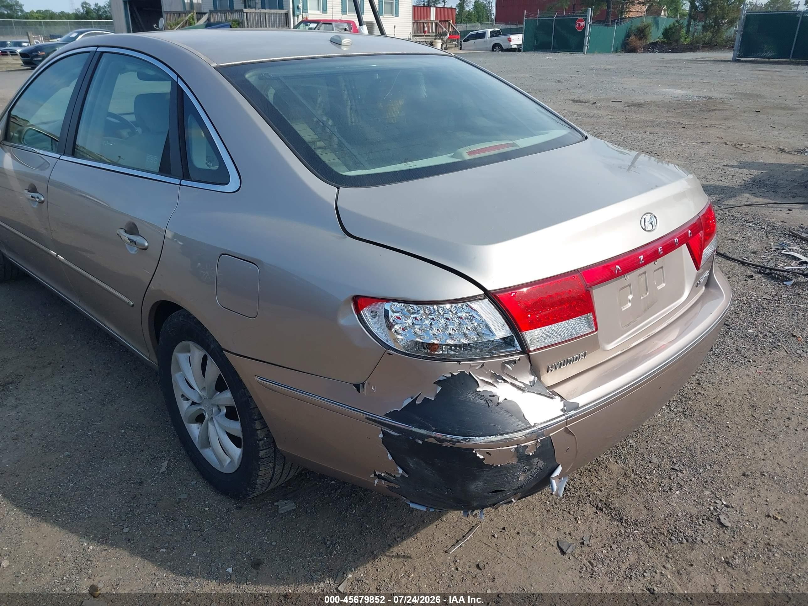 2007 Hyundai Azera Limited/se Бежевый vin: KMHFC46F57A211912