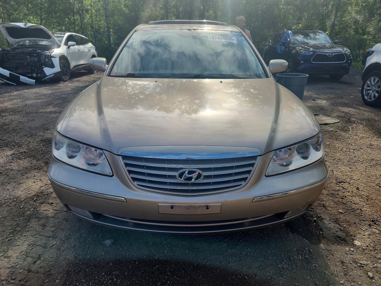 2008 Hyundai Azera Limited Tan vin: KMHFC46F58A301501