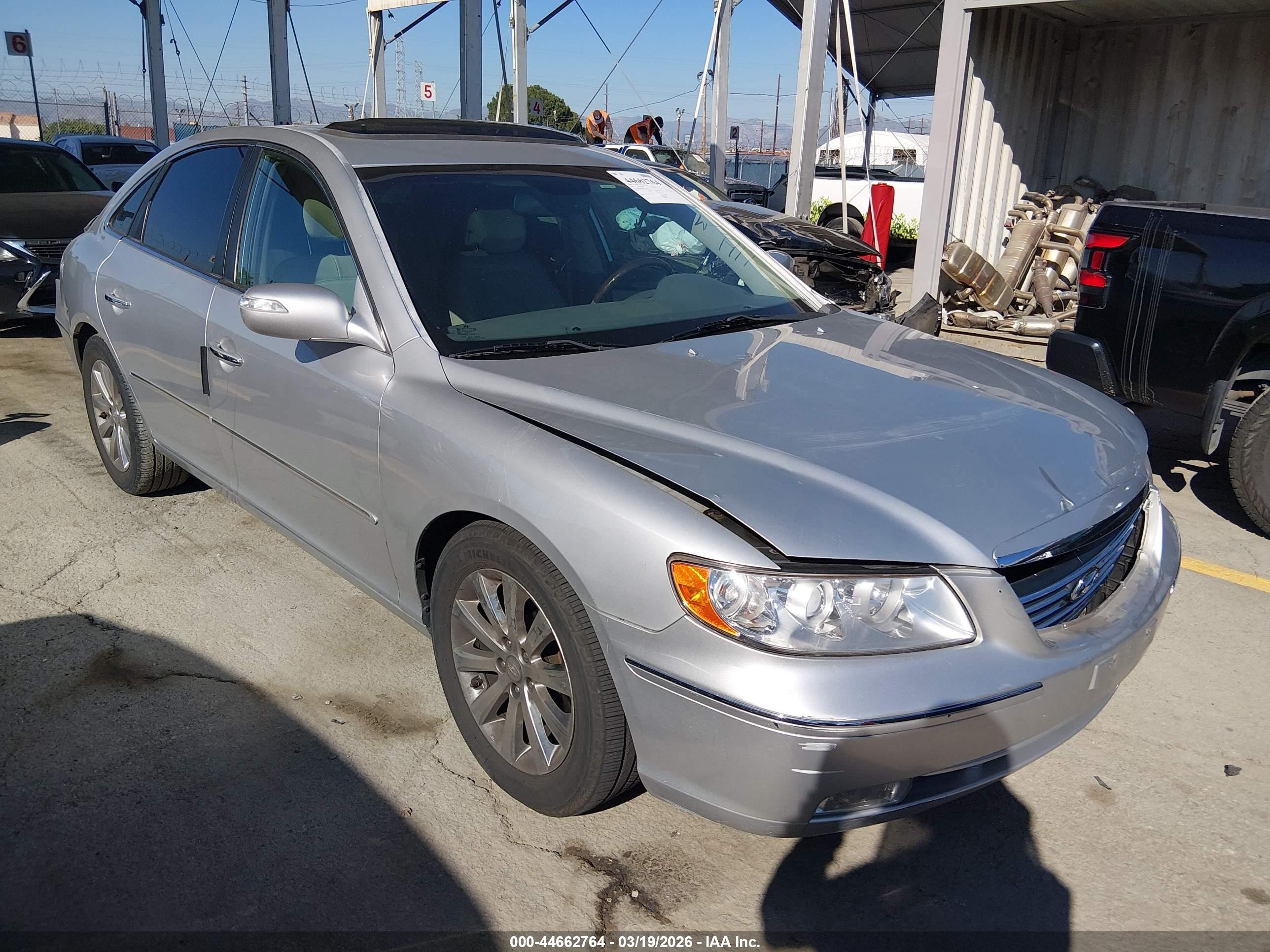2009 Hyundai Azera Limited Серый vin: KMHFC46F59A343071