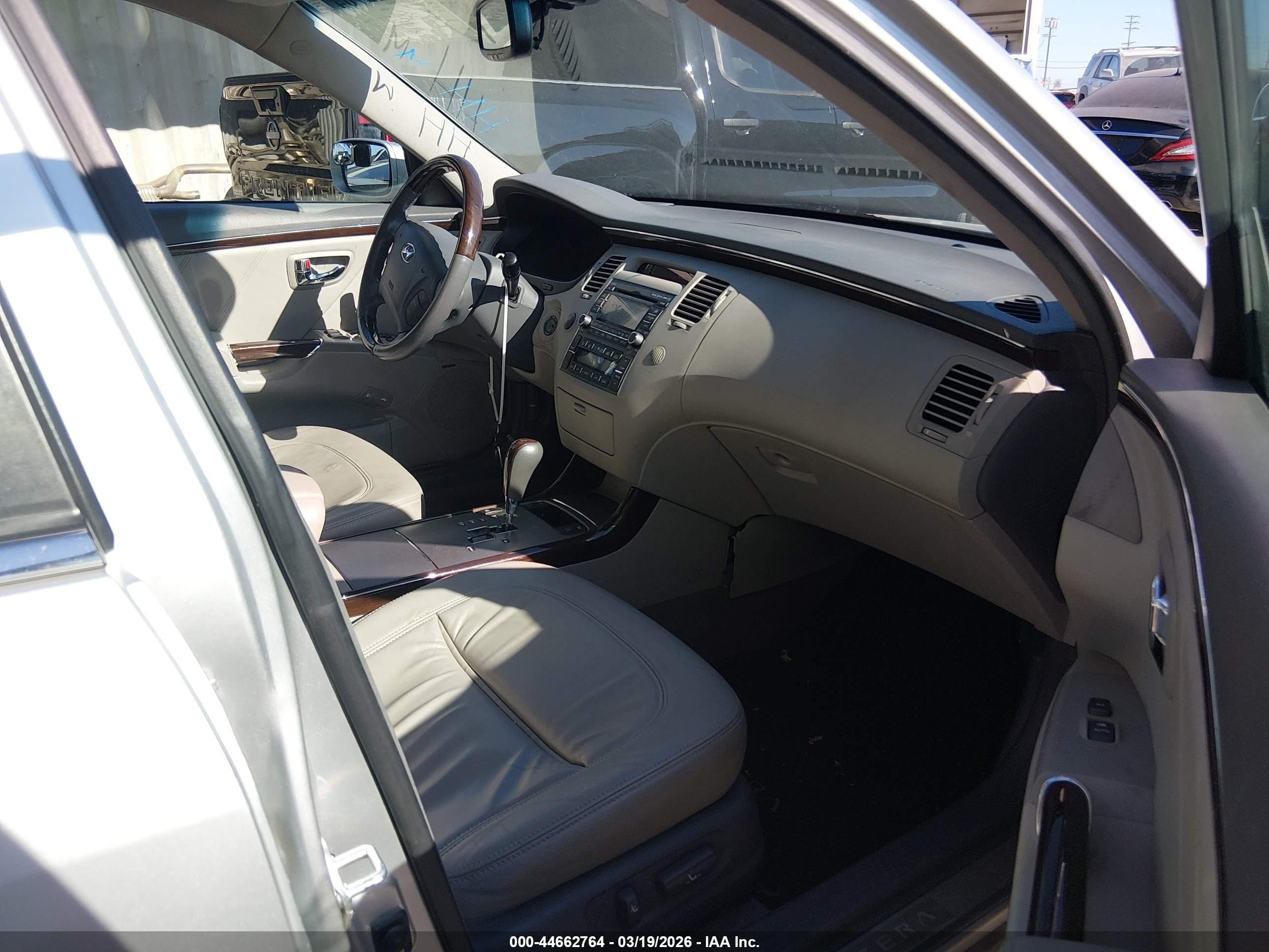 2009 Hyundai Azera Limited Серый vin: KMHFC46F59A343071