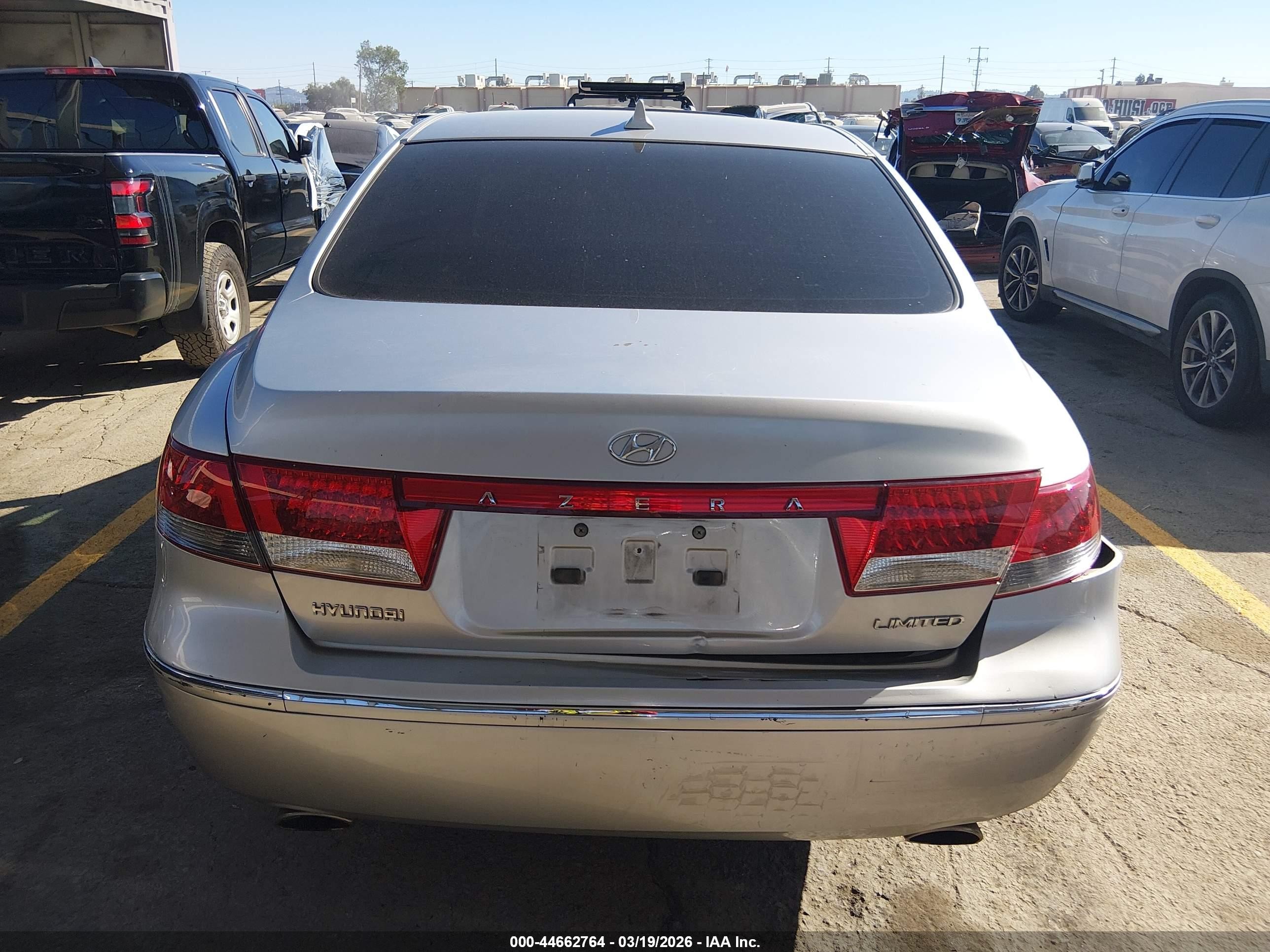 2009 Hyundai Azera Limited Серый vin: KMHFC46F59A343071