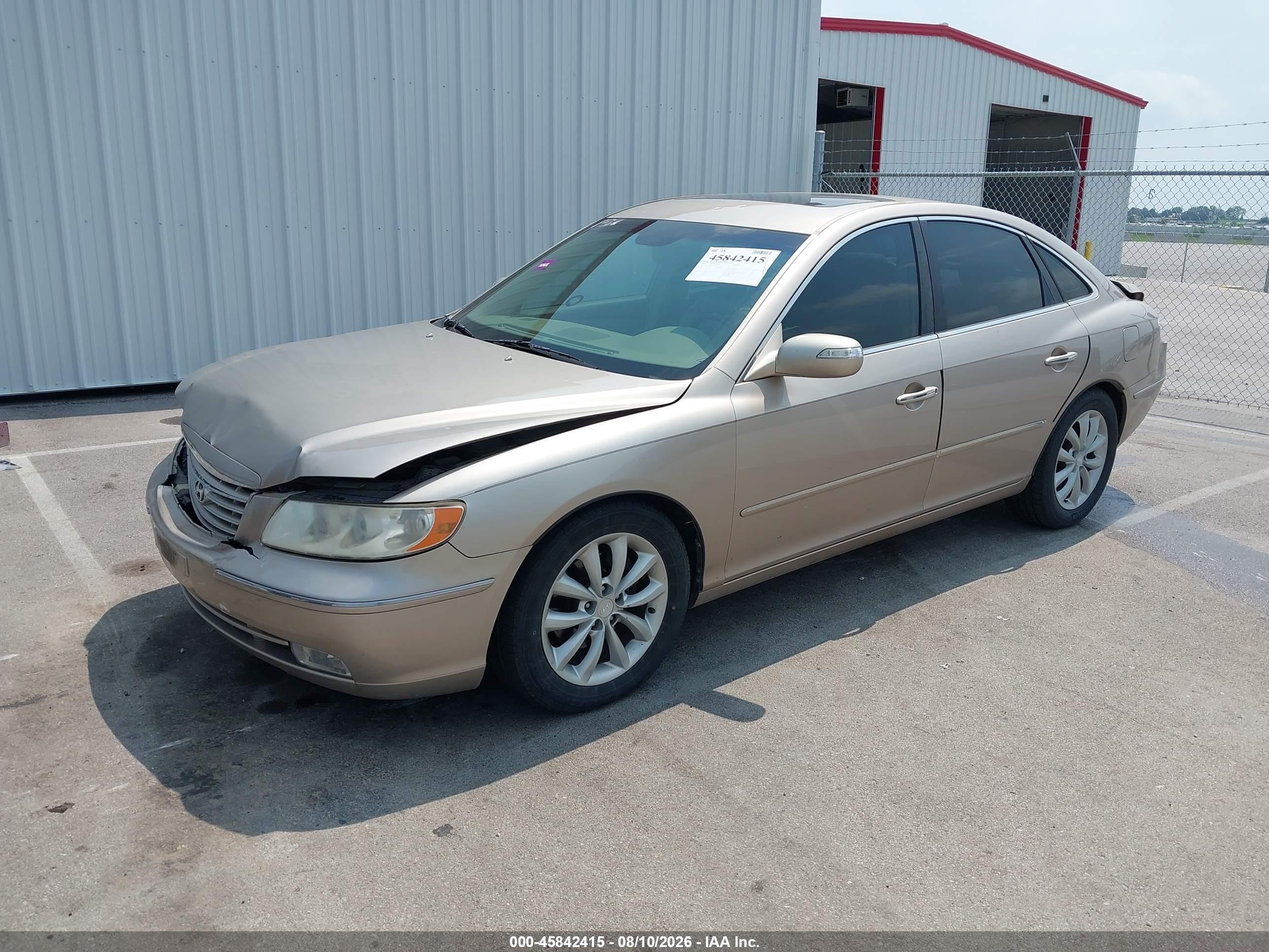 2007 Hyundai Azera Limited/se Brown vin: KMHFC46F67A179570