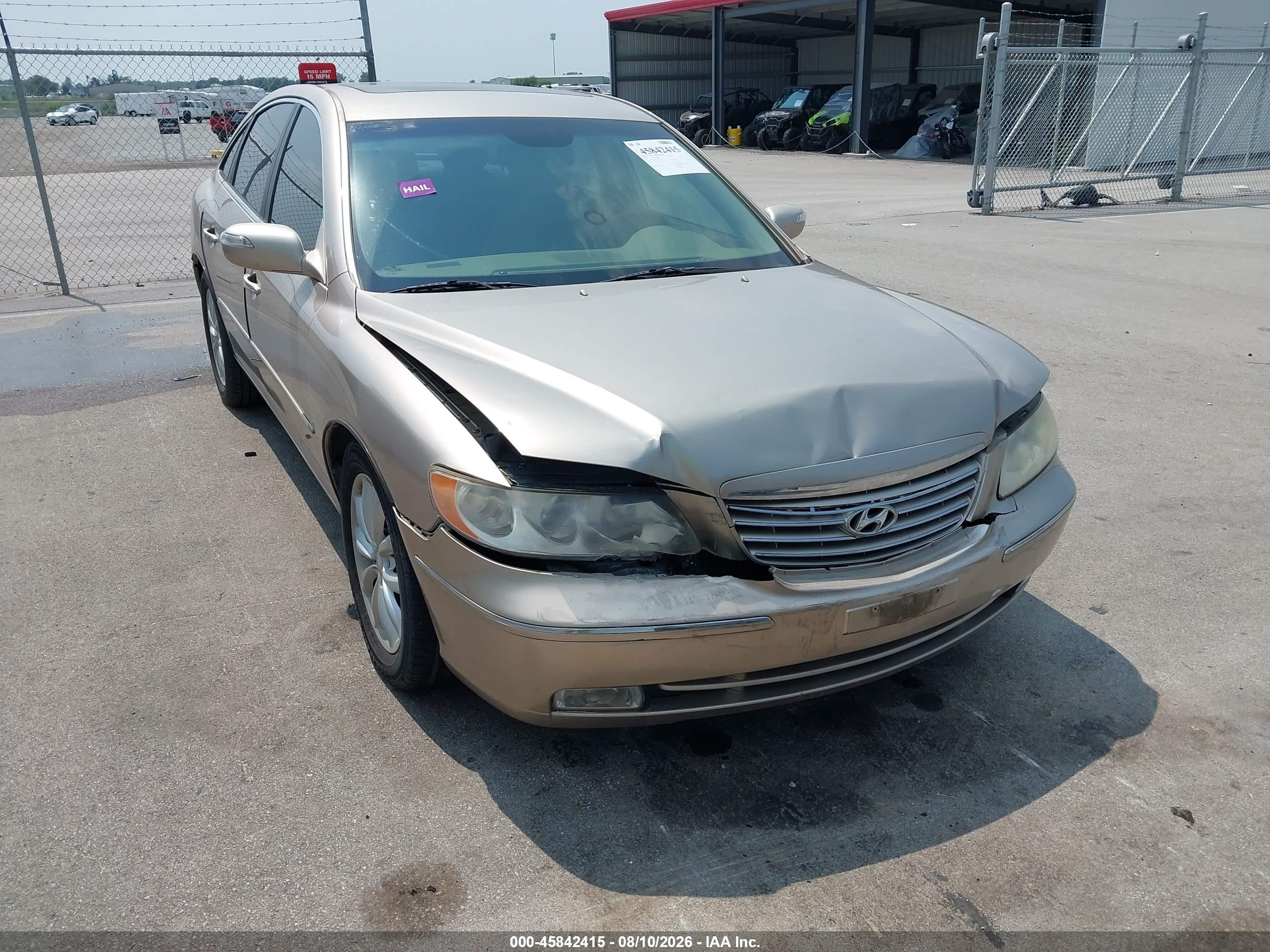 2007 Hyundai Azera Limited/se Brown vin: KMHFC46F67A179570