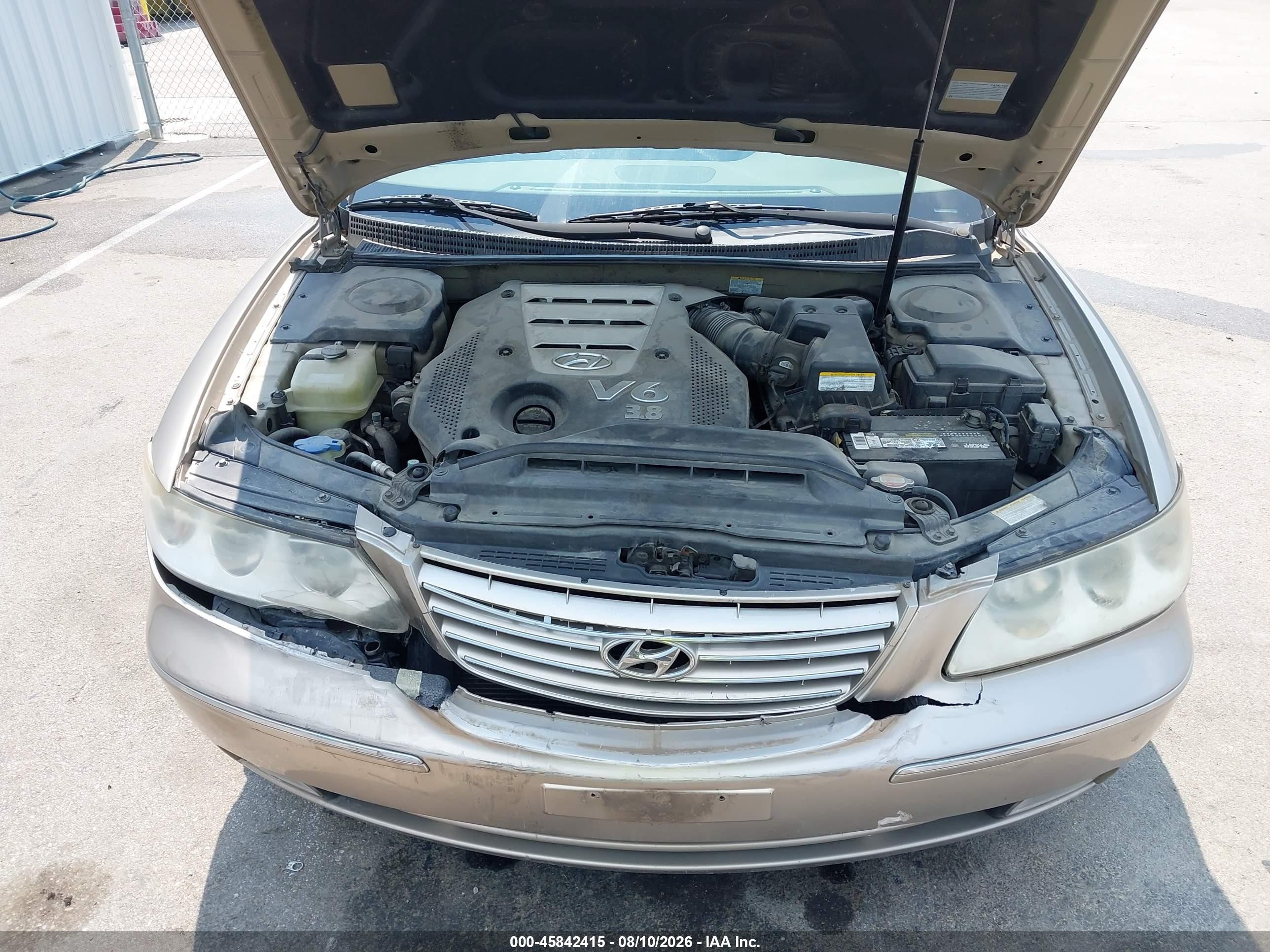 2007 Hyundai Azera Limited/se Brown vin: KMHFC46F67A179570