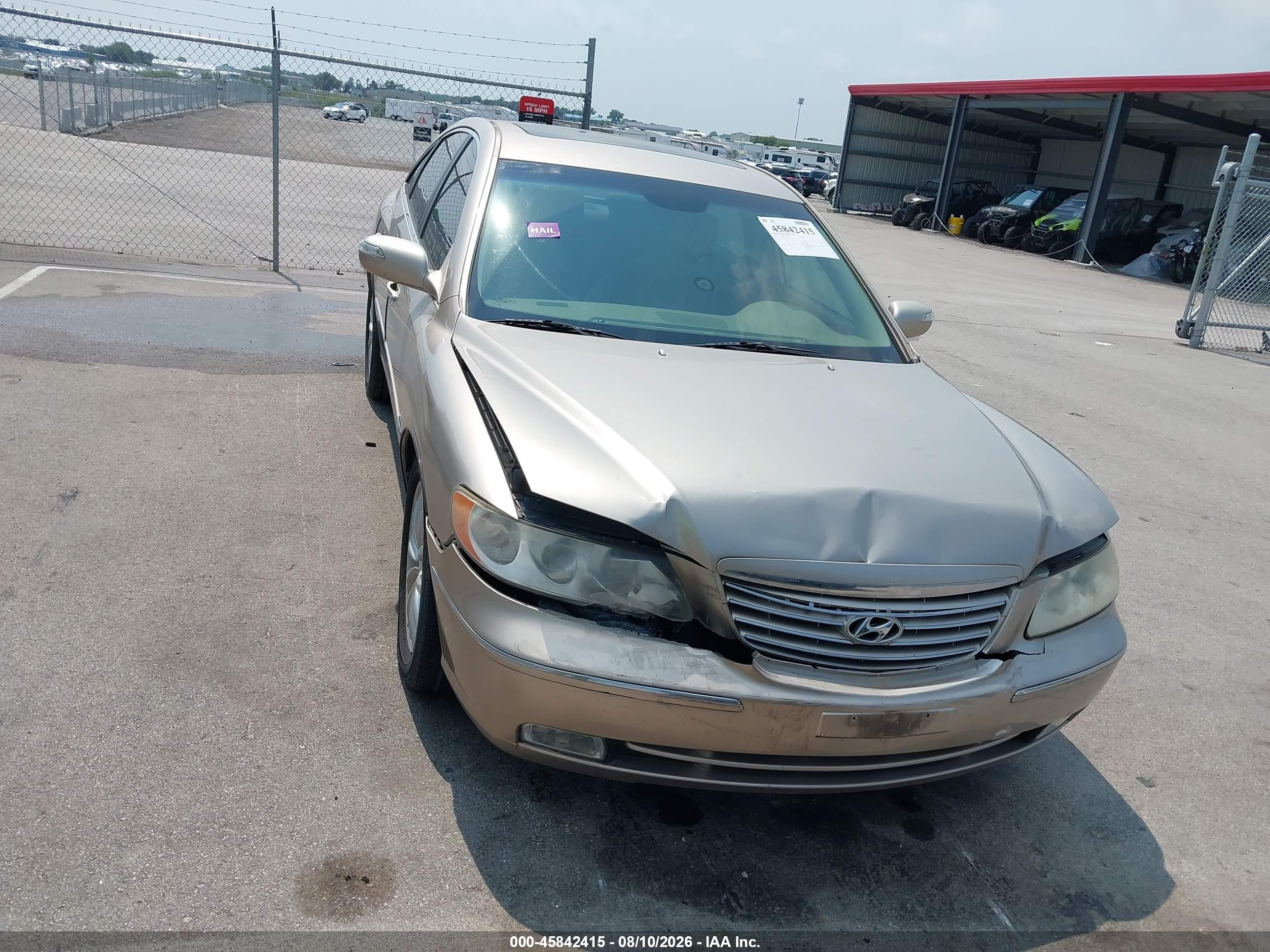 2007 Hyundai Azera Limited/se Brown vin: KMHFC46F67A179570
