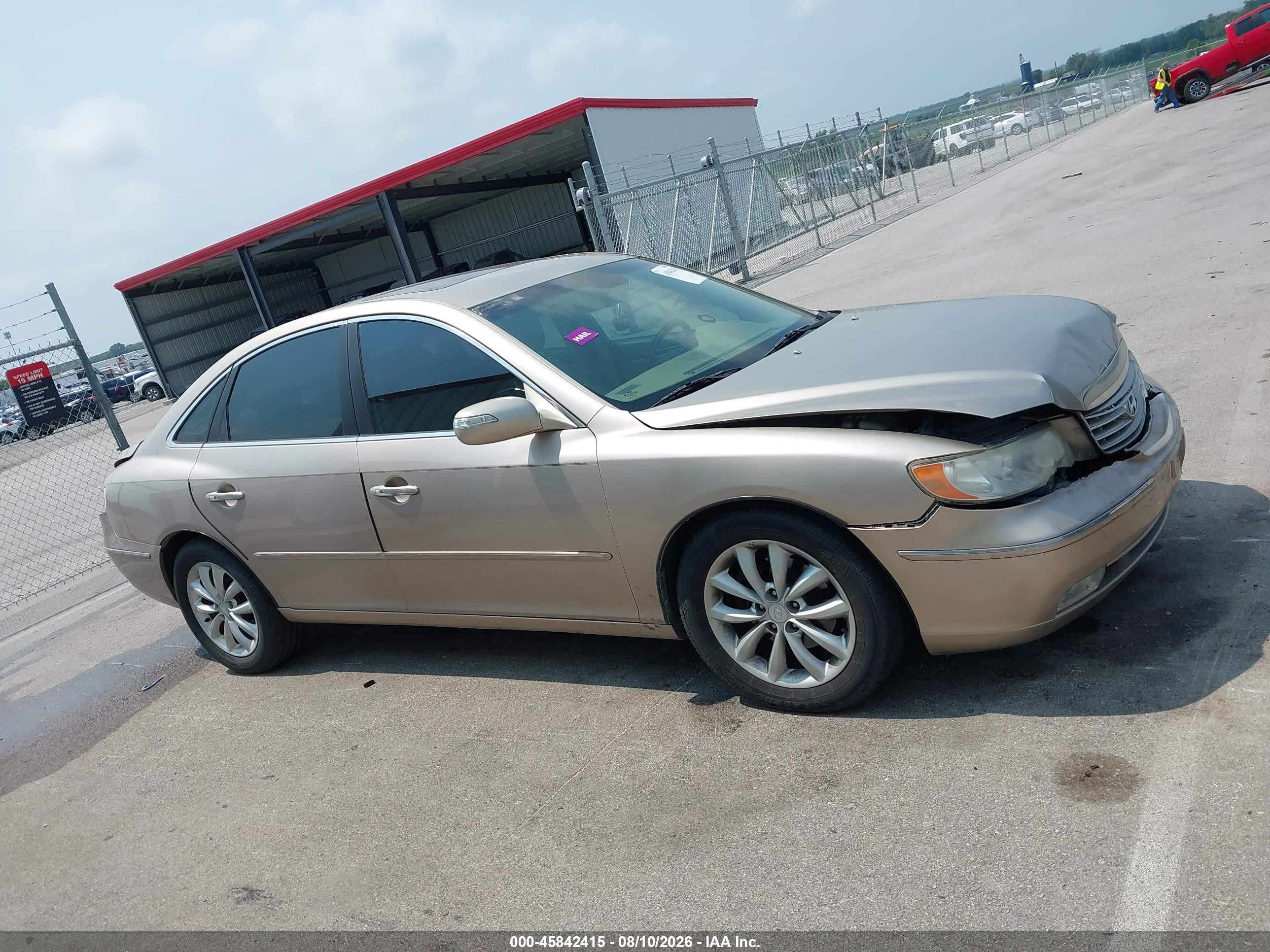 2007 Hyundai Azera Limited/se Brown vin: KMHFC46F67A179570