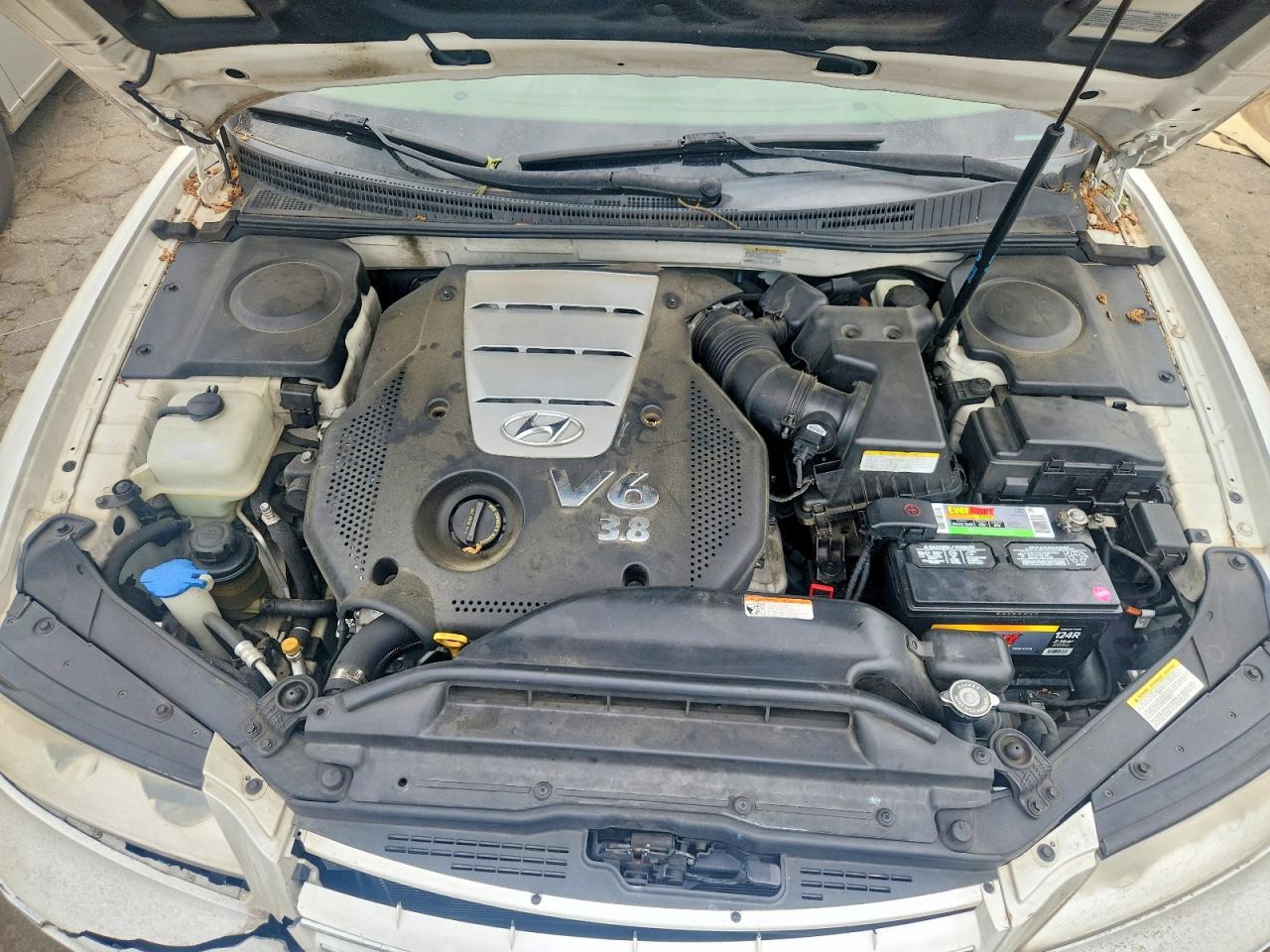 2007 Hyundai Azera Se White vin: KMHFC46F67A227861