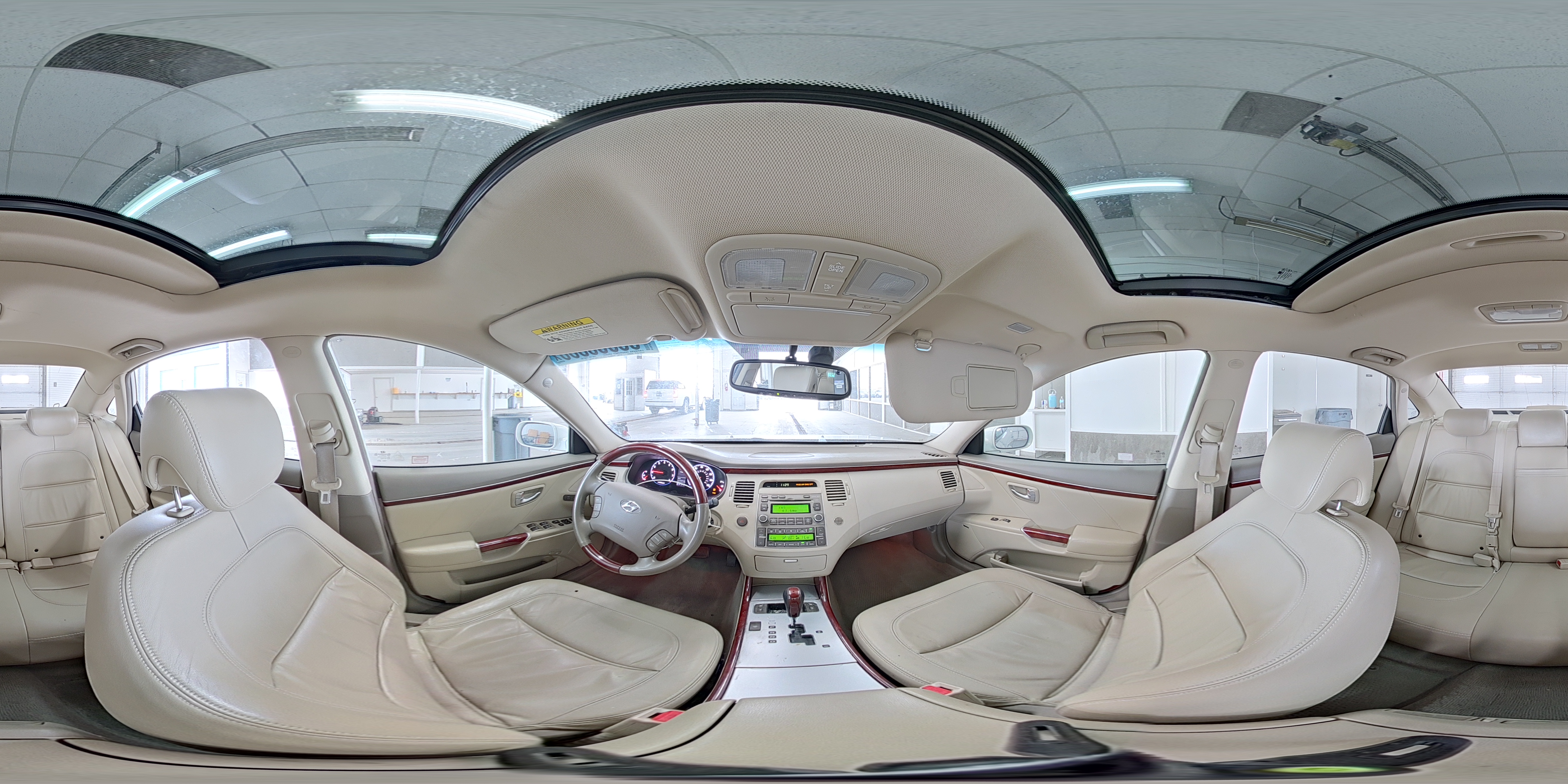 2008 Hyundai Azera Limited White vin: KMHFC46F68A305539