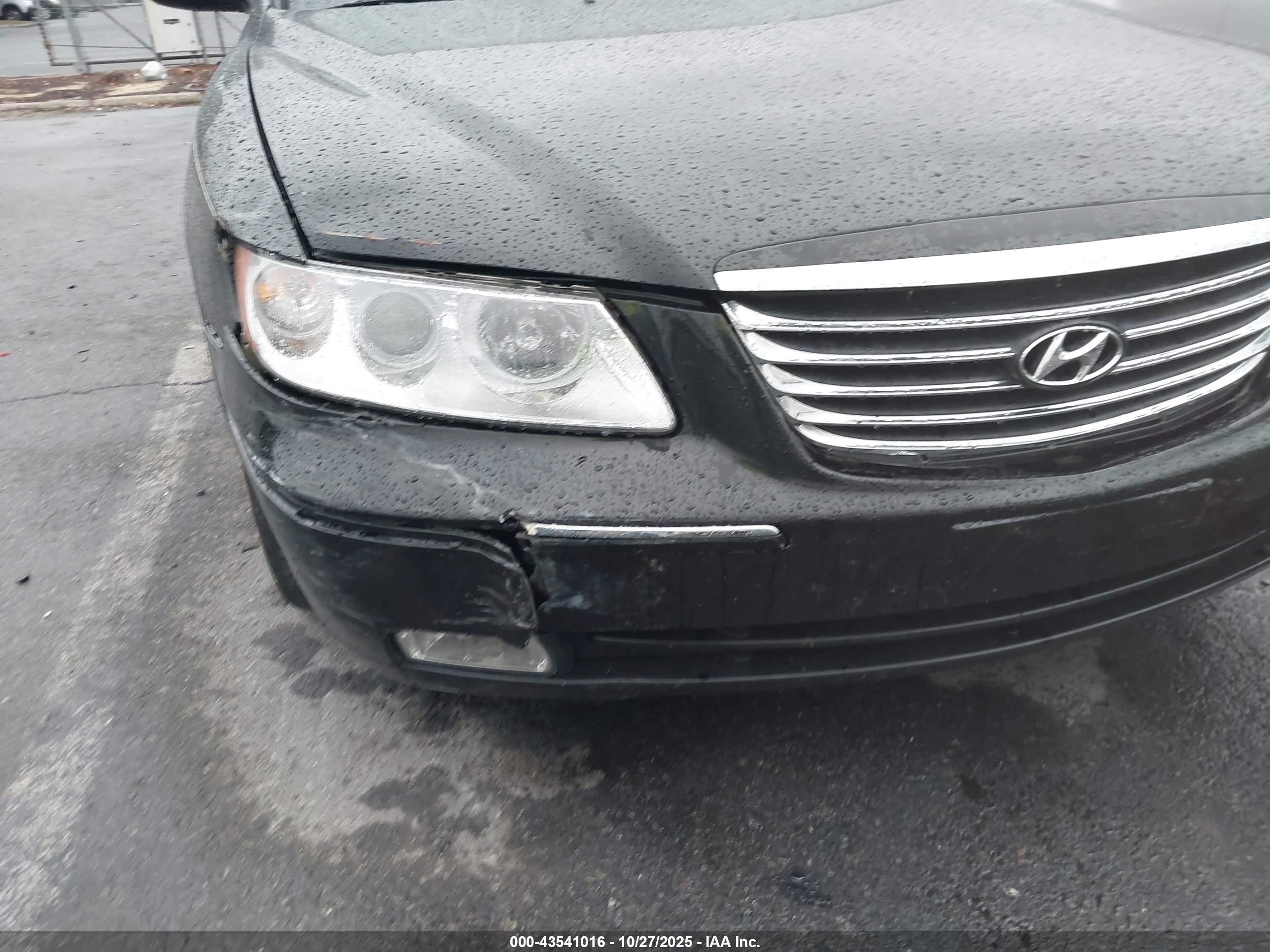 2009 Hyundai Azera Limited Black vin: KMHFC46F69A342687