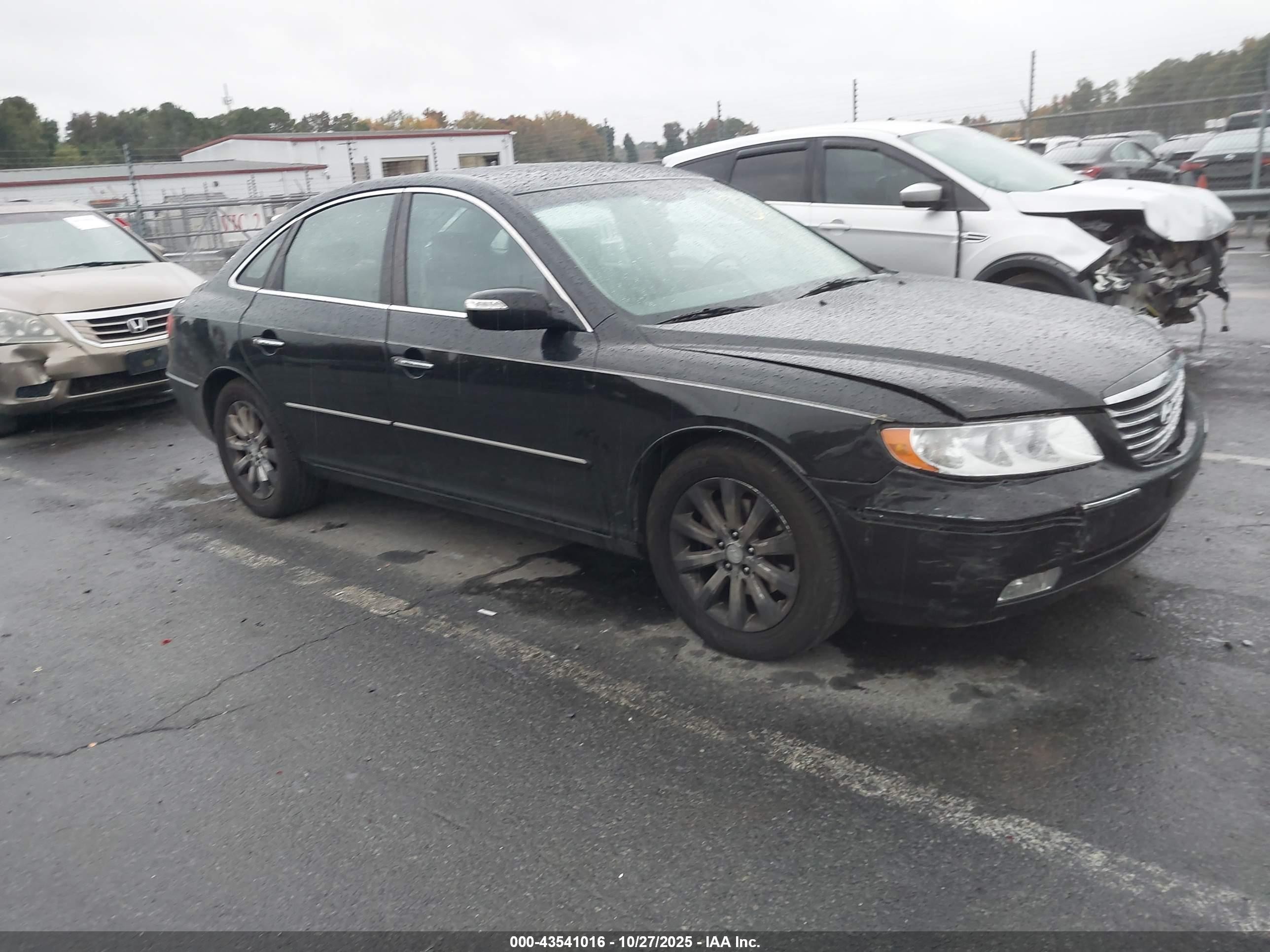 2009 Hyundai Azera Limited Черный vin: KMHFC46F69A342687