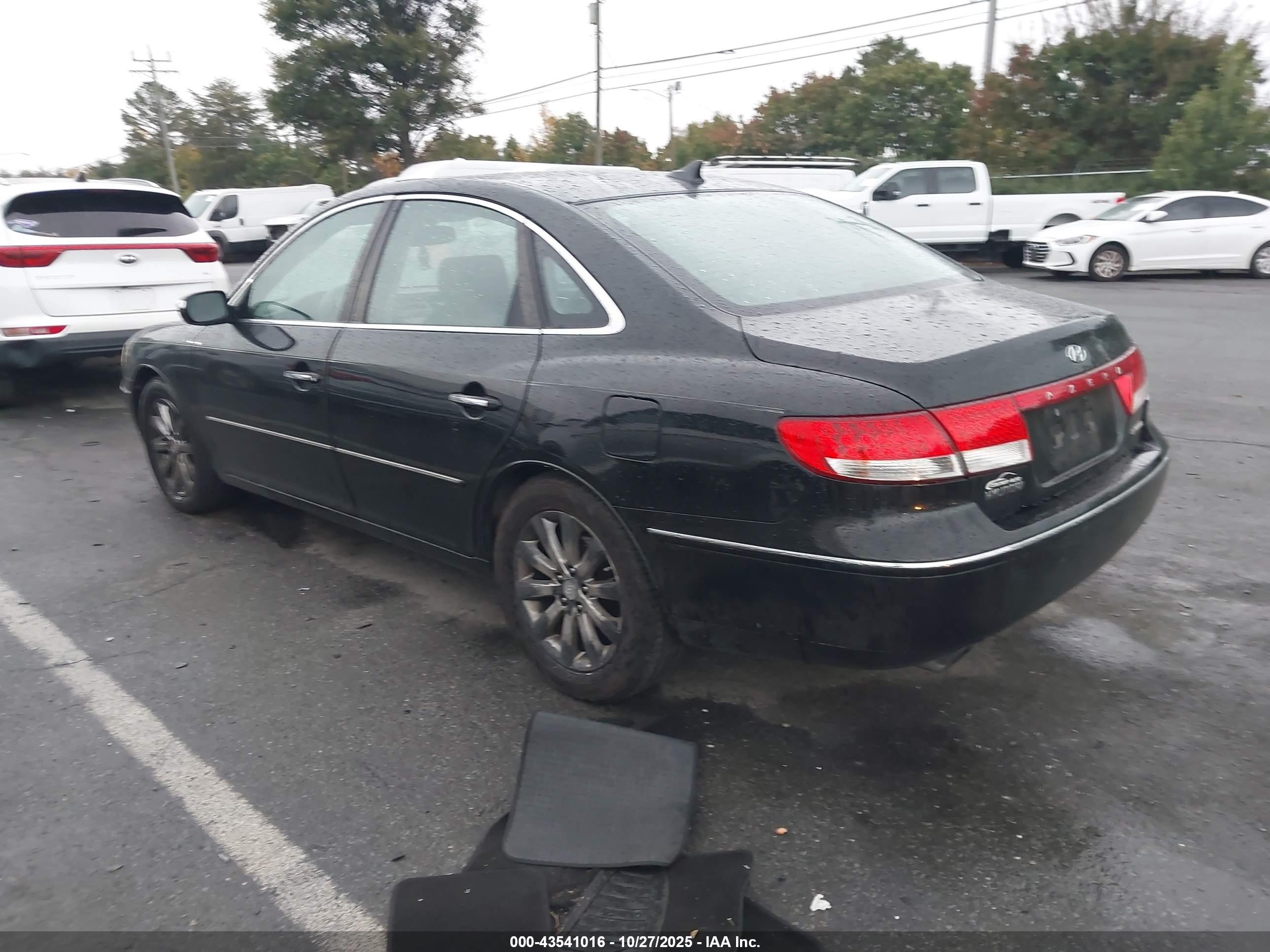 2009 Hyundai Azera Limited Black vin: KMHFC46F69A342687