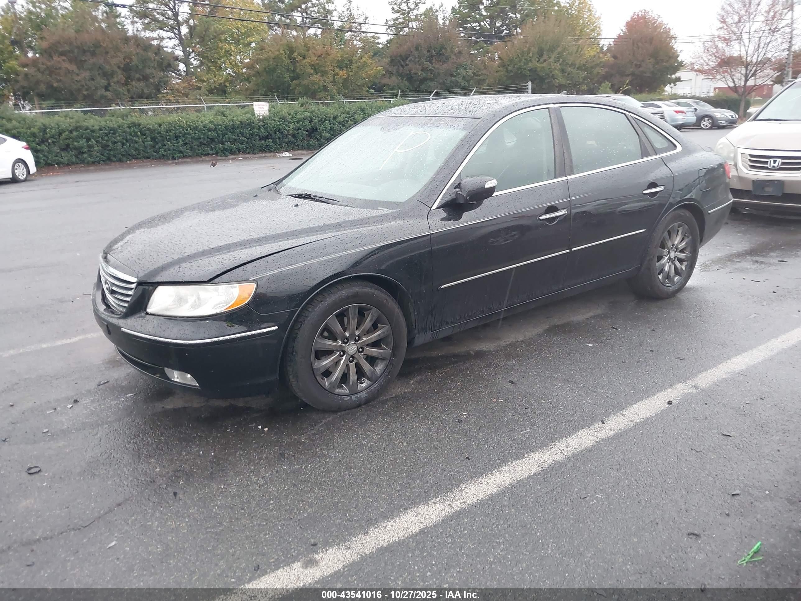 2009 Hyundai Azera Limited Black vin: KMHFC46F69A342687