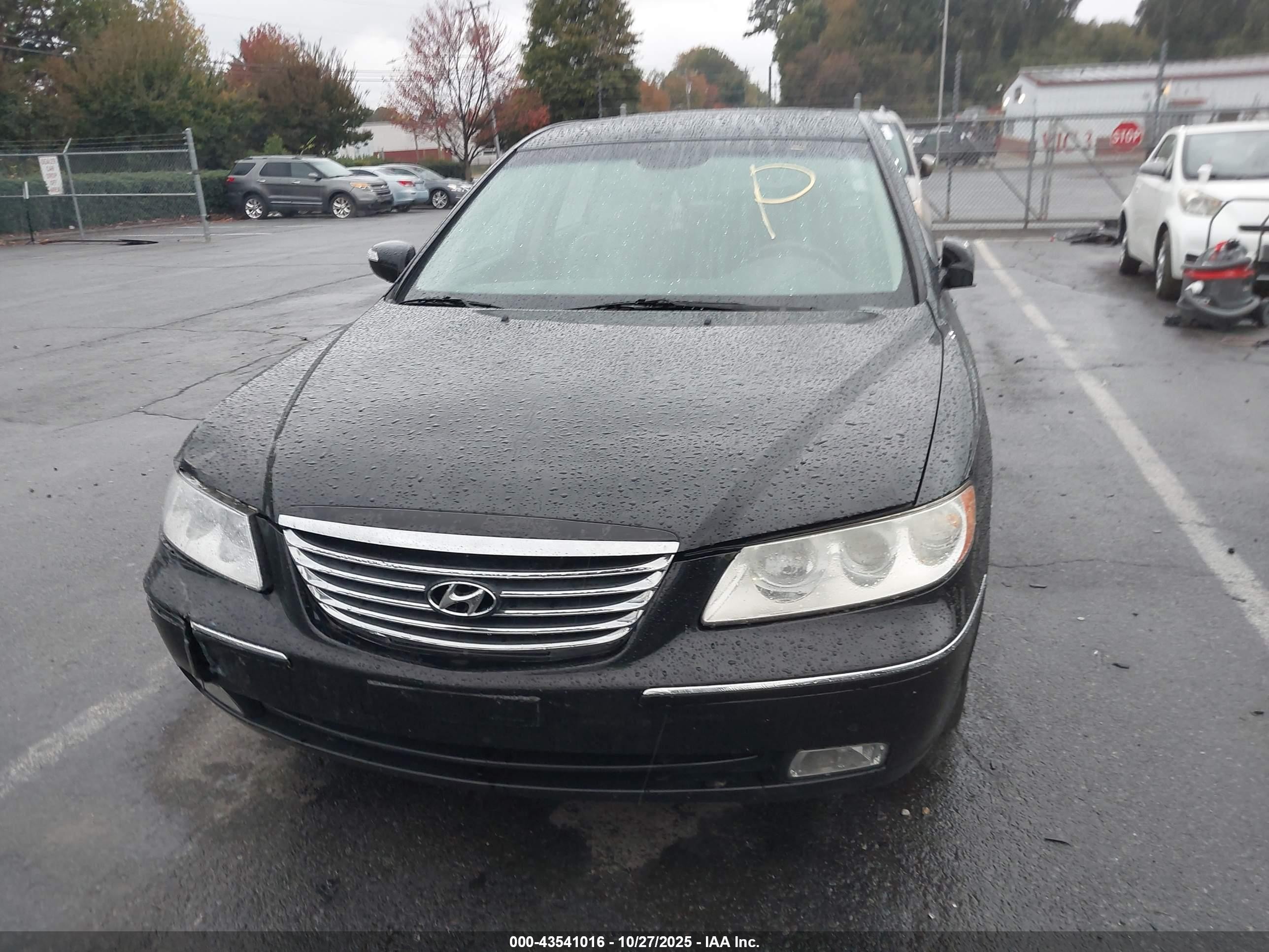 2009 Hyundai Azera Limited Black vin: KMHFC46F69A342687