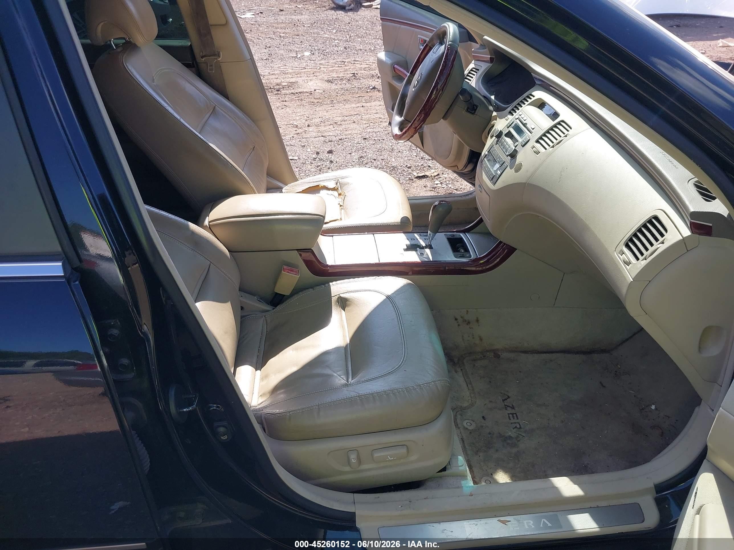 2006 Hyundai Azera Limited/se Синий vin: KMHFC46F76A058948