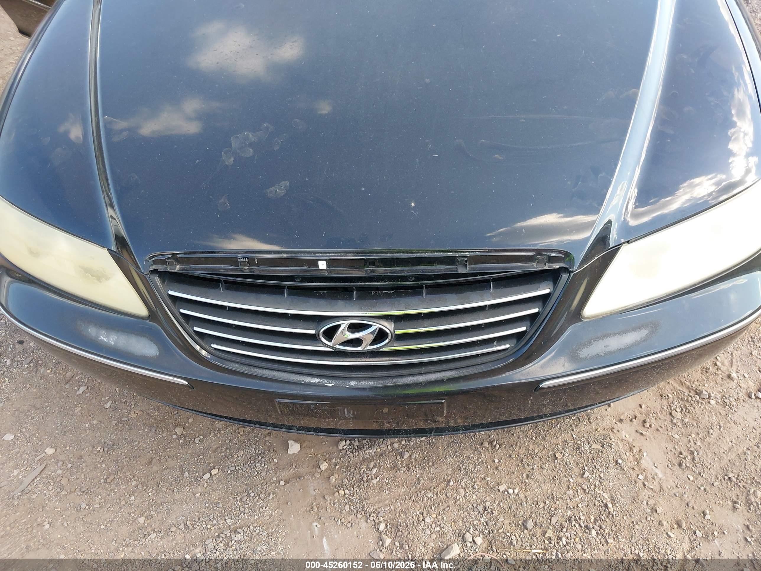2006 Hyundai Azera Limited/se Синий vin: KMHFC46F76A058948