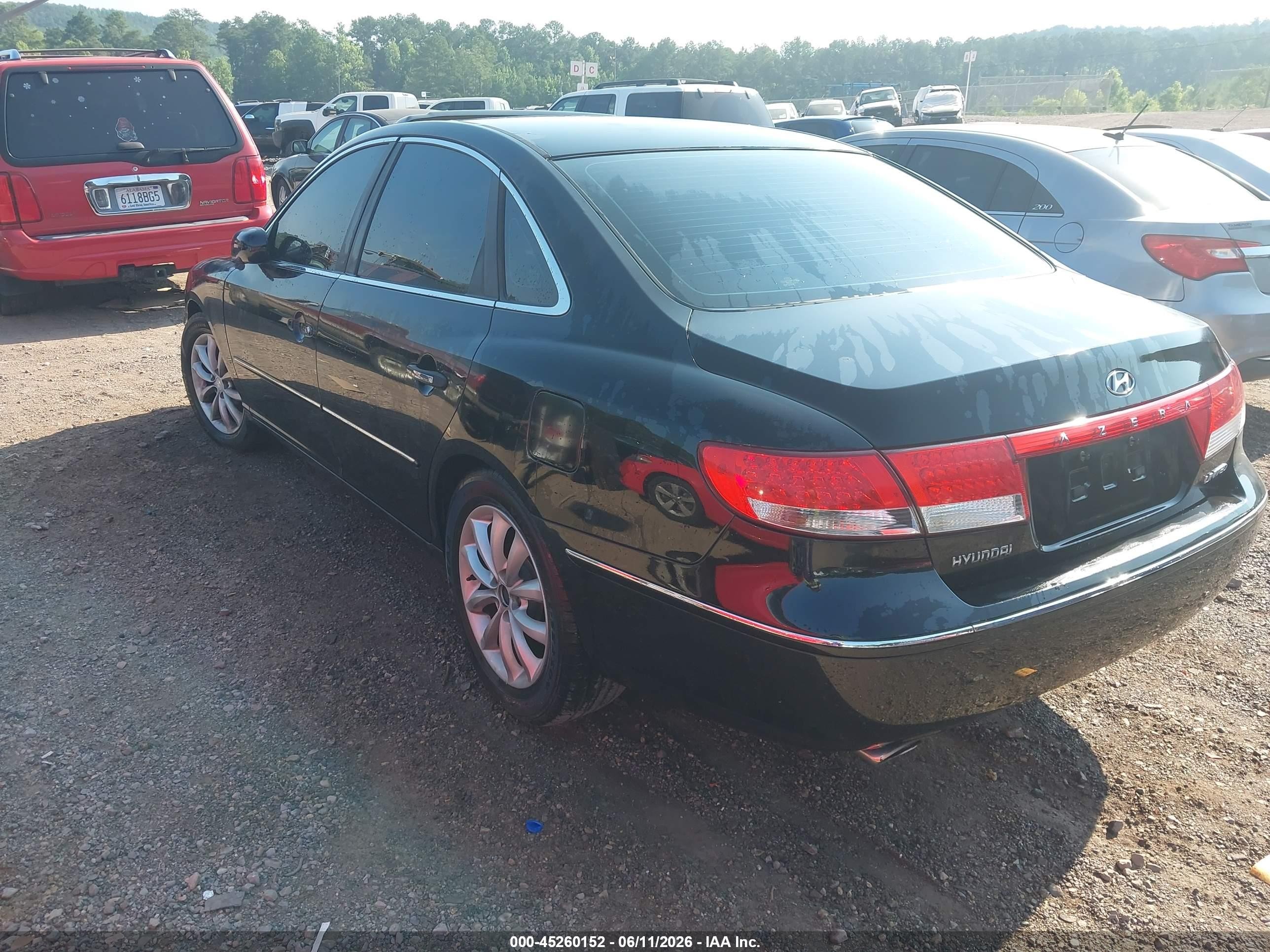 2006 Hyundai Azera Limited/se Синий vin: KMHFC46F76A058948