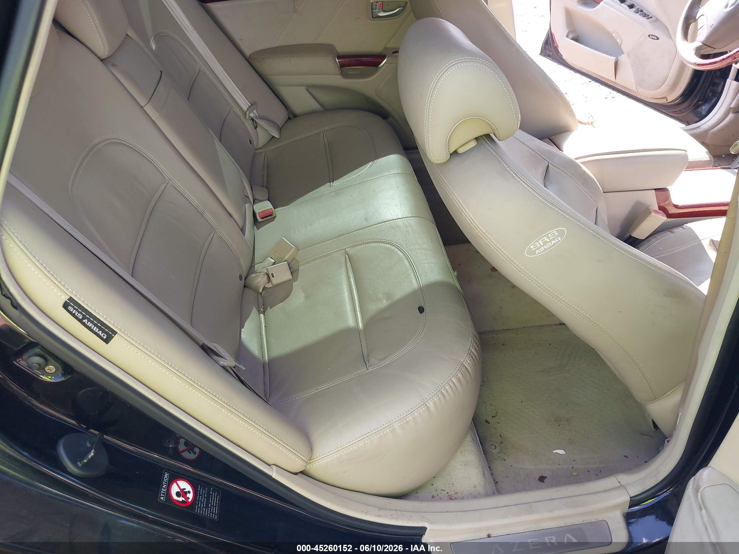 2006 Hyundai Azera Limited/se Синий vin: KMHFC46F76A058948