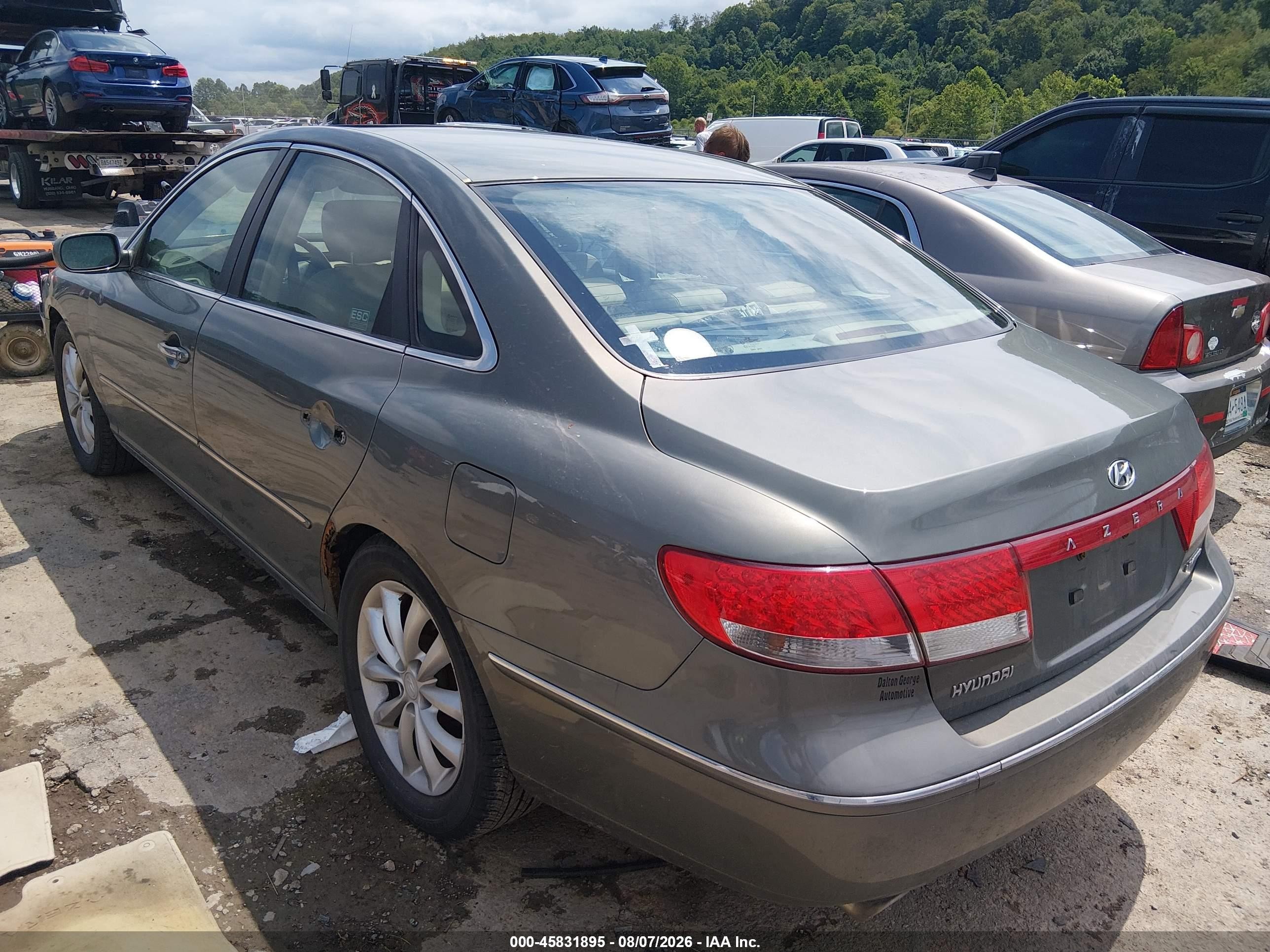2006 Hyundai Azera Limited/se Gray vin: KMHFC46F76A134989