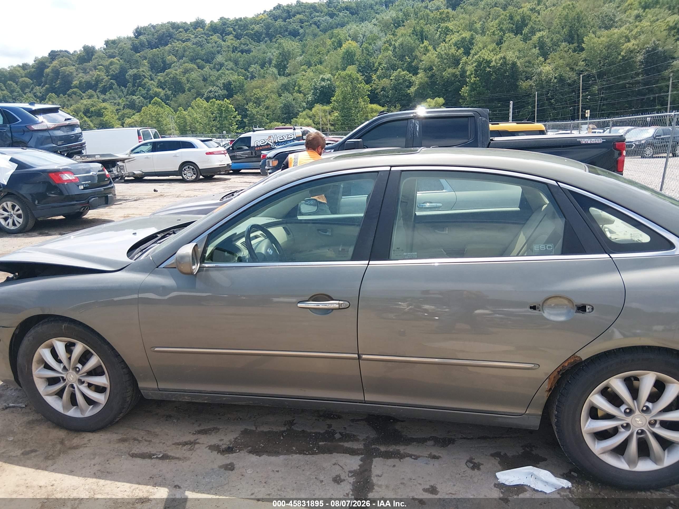2006 Hyundai Azera Limited/se Gray vin: KMHFC46F76A134989
