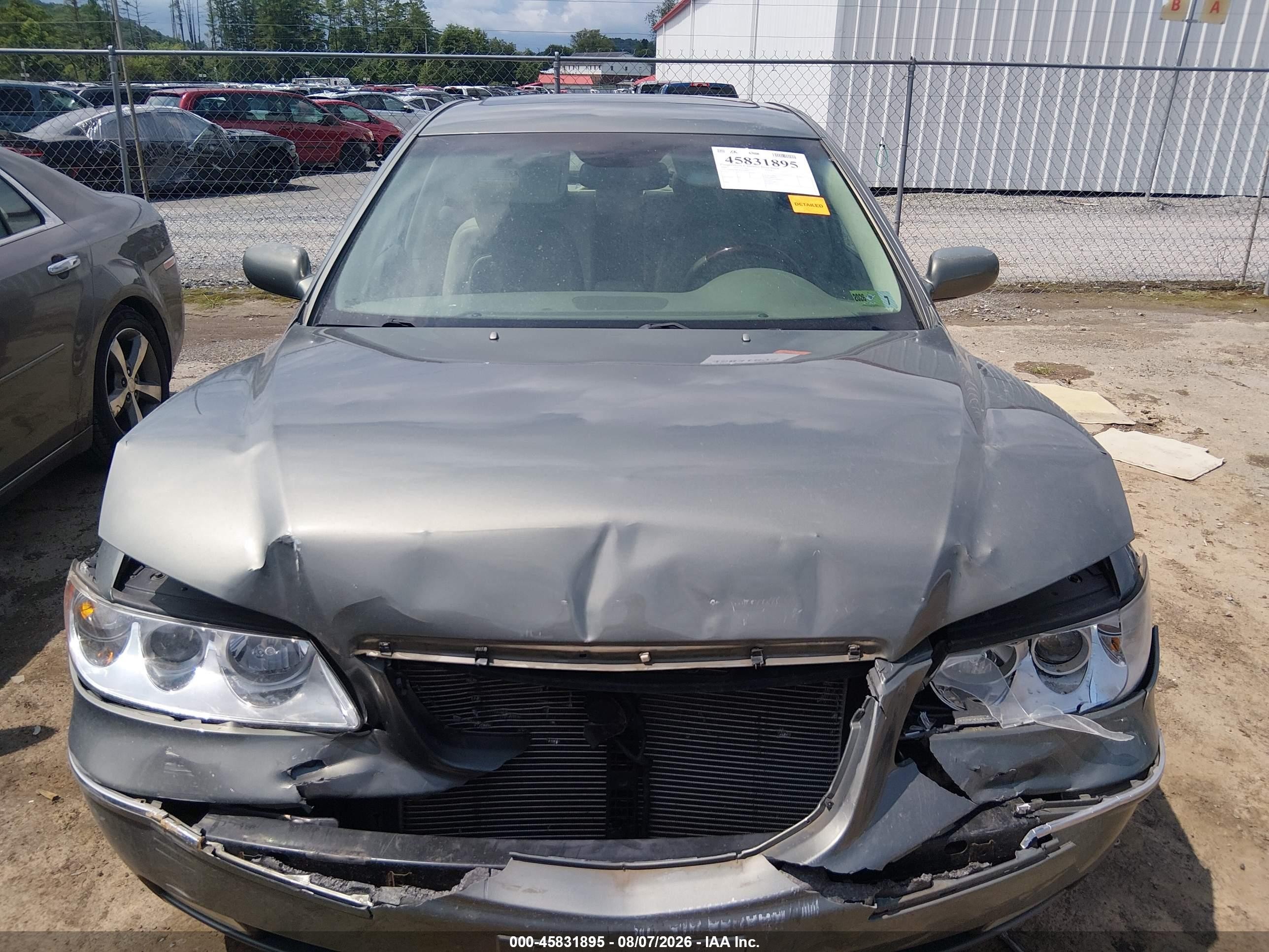 2006 Hyundai Azera Limited/se Gray vin: KMHFC46F76A134989