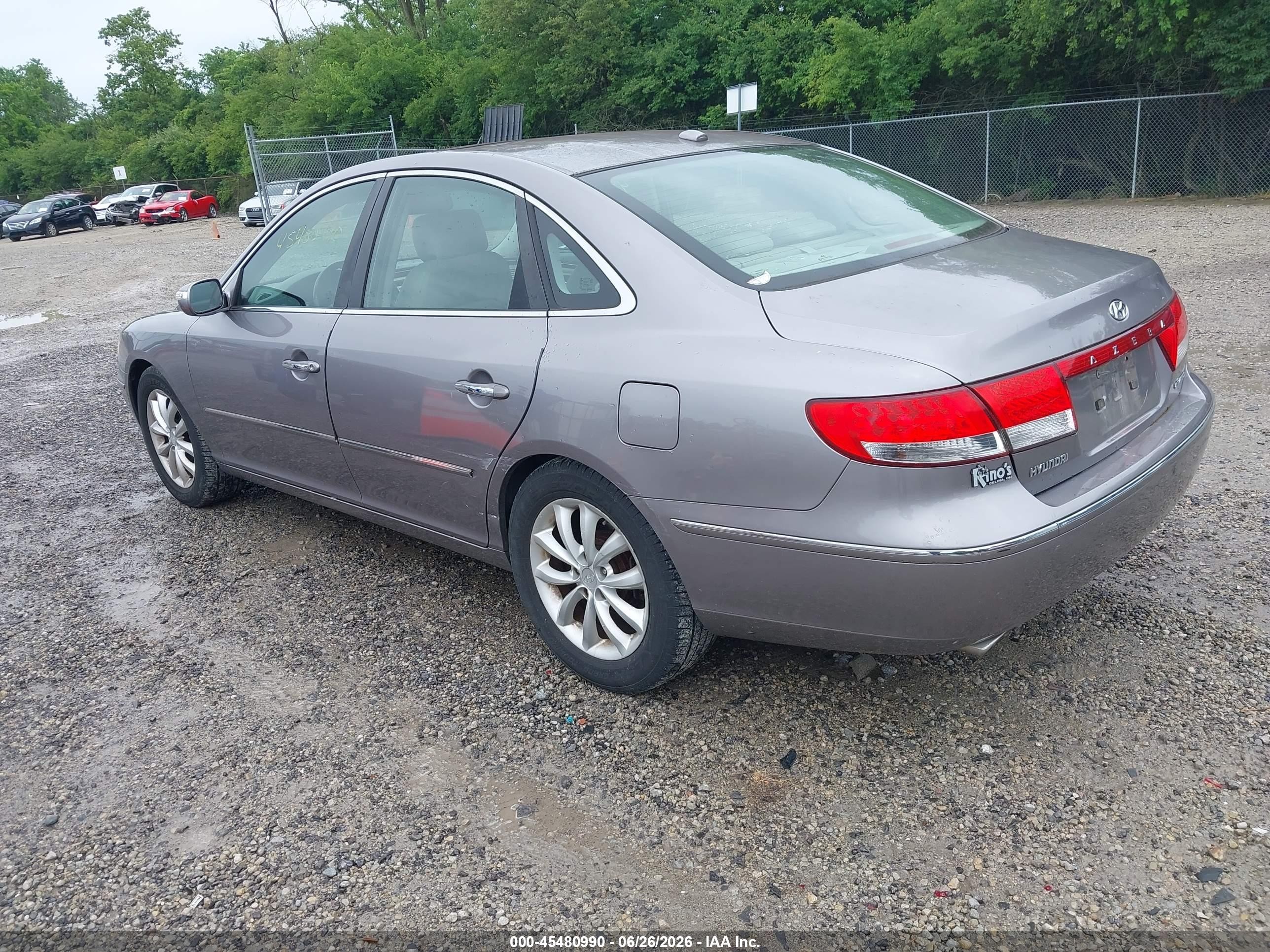 2008 Hyundai Azera Limited Gray vin: KMHFC46F78A290310