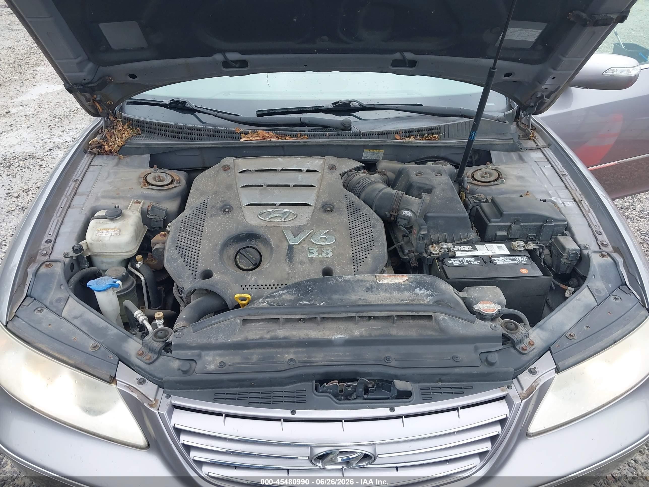2008 Hyundai Azera Limited Gray vin: KMHFC46F78A290310