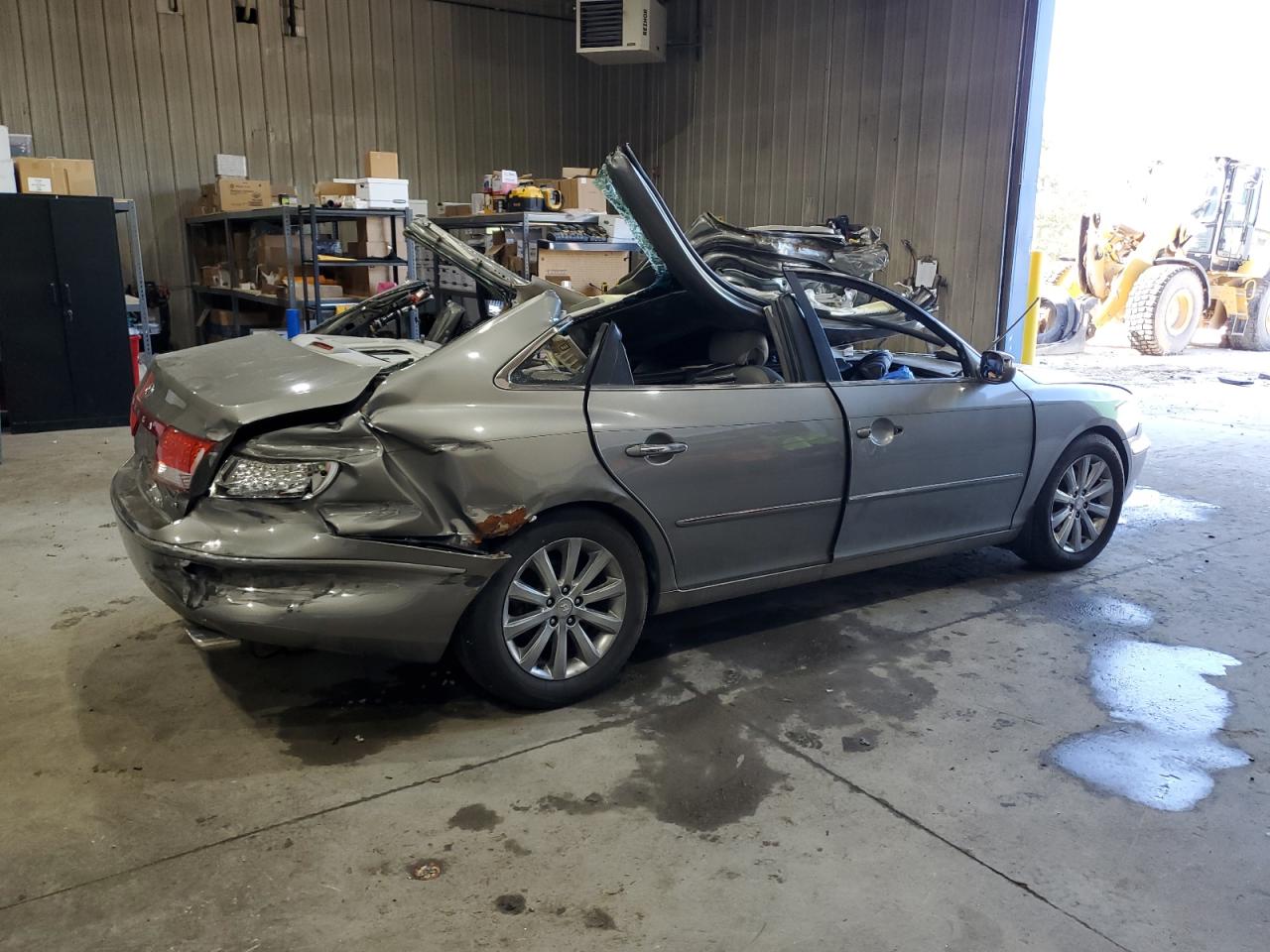 2009 Hyundai Azera Se Gray vin: KMHFC46F79A342634