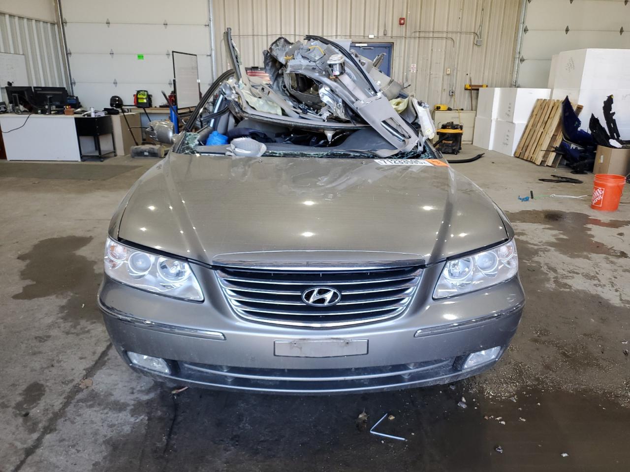 2009 Hyundai Azera Se Gray vin: KMHFC46F79A342634