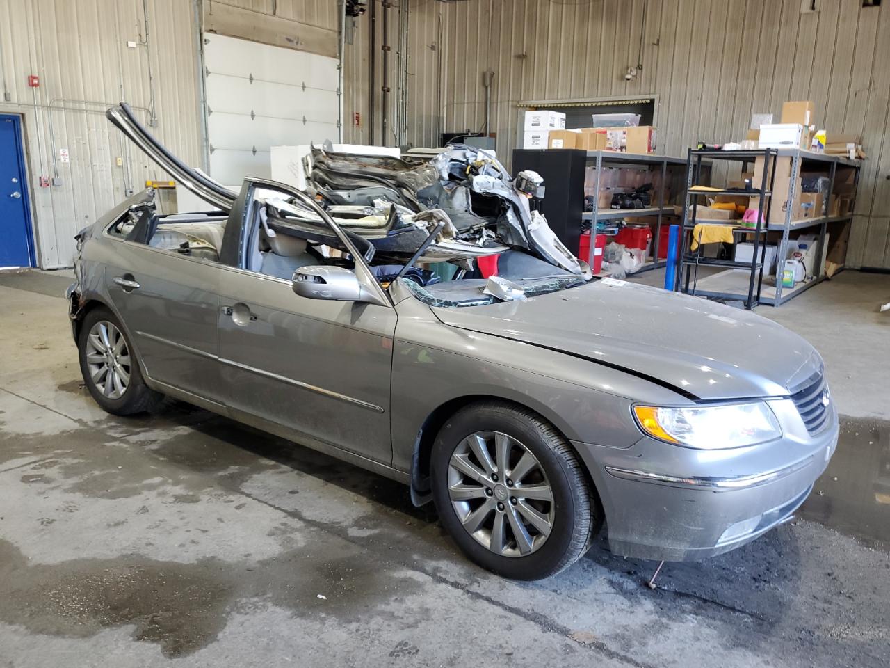 2009 Hyundai Azera Se Gray vin: KMHFC46F79A342634