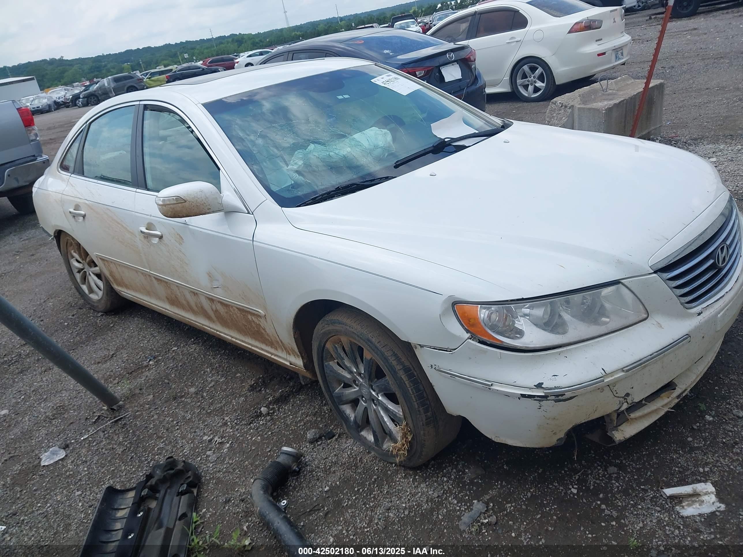 2009 Hyundai Azera Limited Beige vin: KMHFC46F79A358185