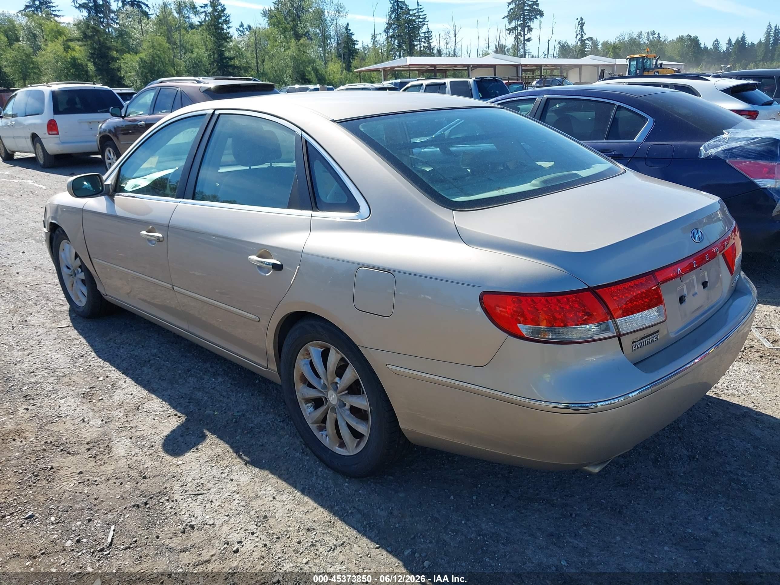 2006 Hyundai Azera Limited/se Beige vin: KMHFC46F86A089870
