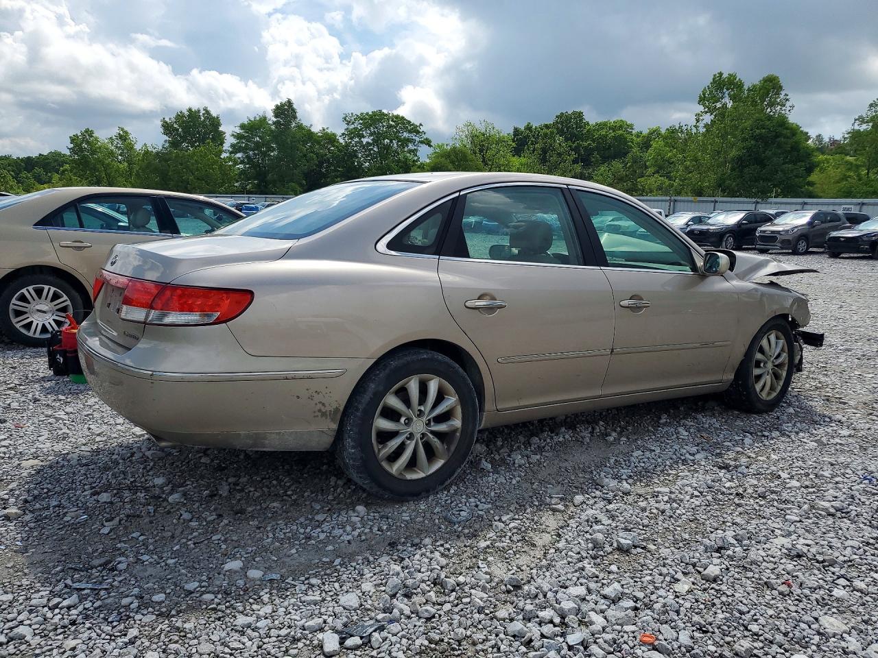 2007 Hyundai Azera Se Gold vin: KMHFC46F87A139104