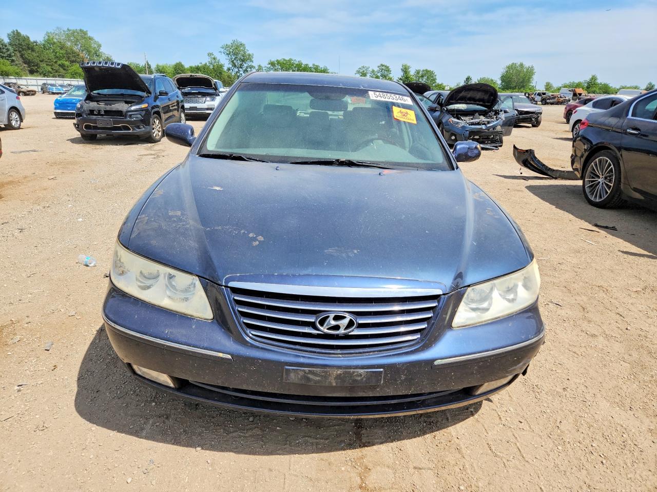 2007 Hyundai Azera Se Blue vin: KMHFC46F87A194605