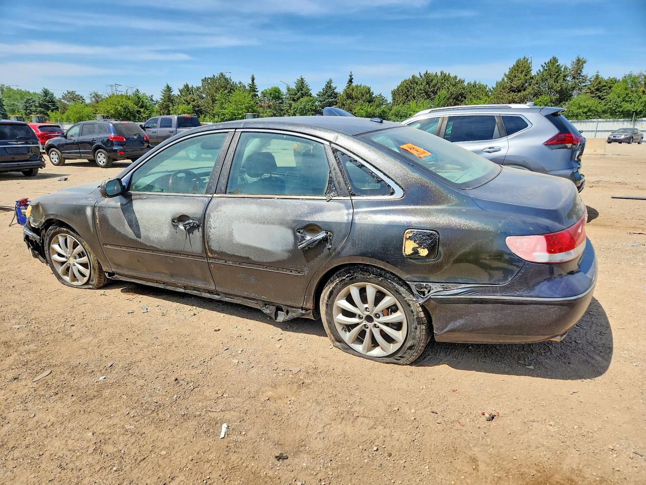 2007 Hyundai Azera Se Blue vin: KMHFC46F87A194605