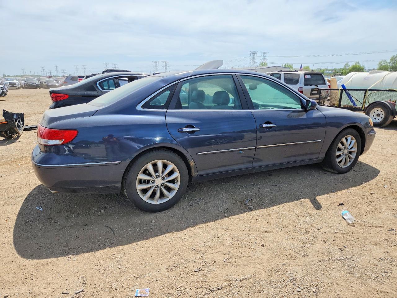 2007 Hyundai Azera Se Blue vin: KMHFC46F87A194605