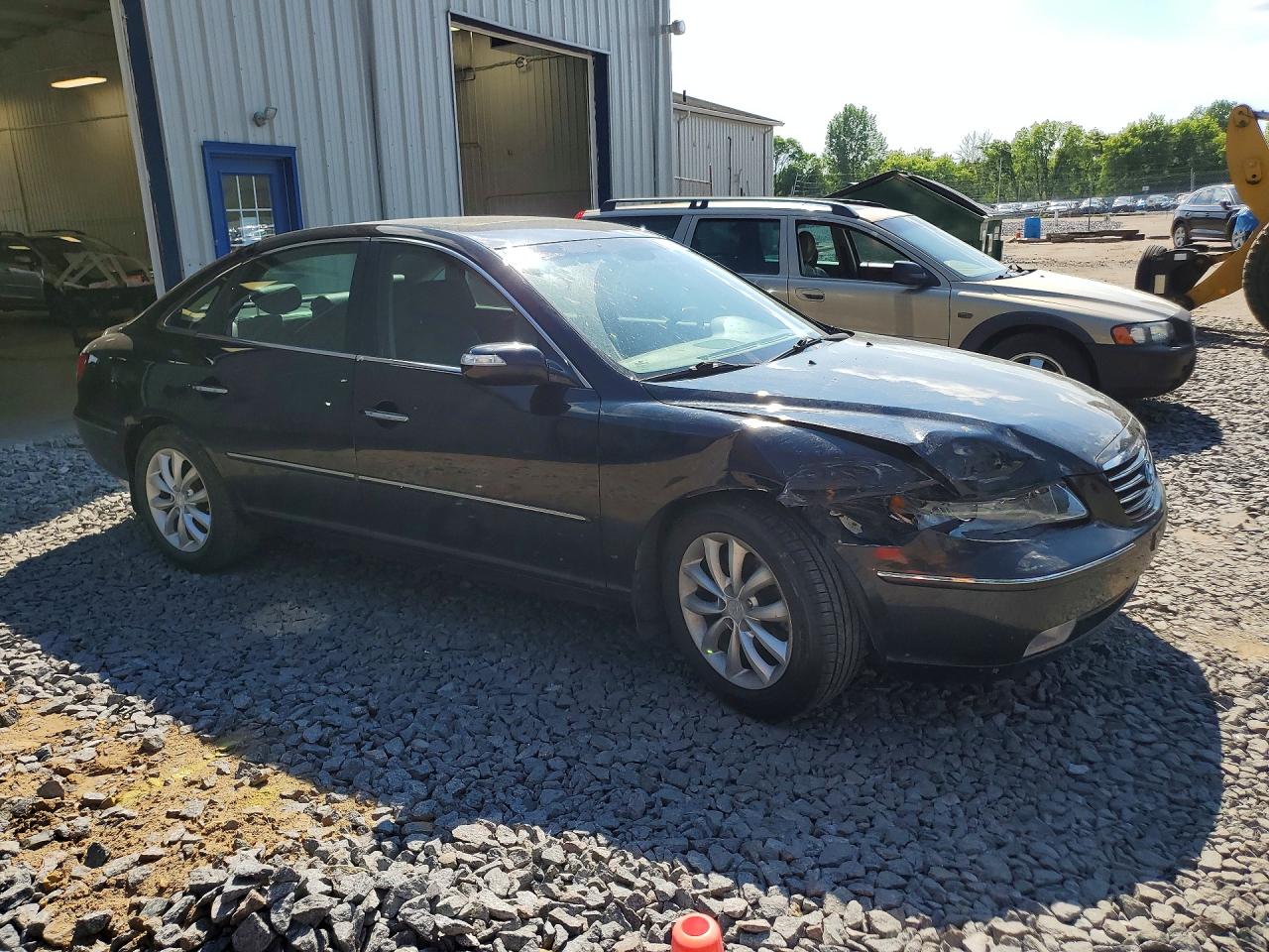 2008 Hyundai Azera Limited Black vin: KMHFC46F88A258501