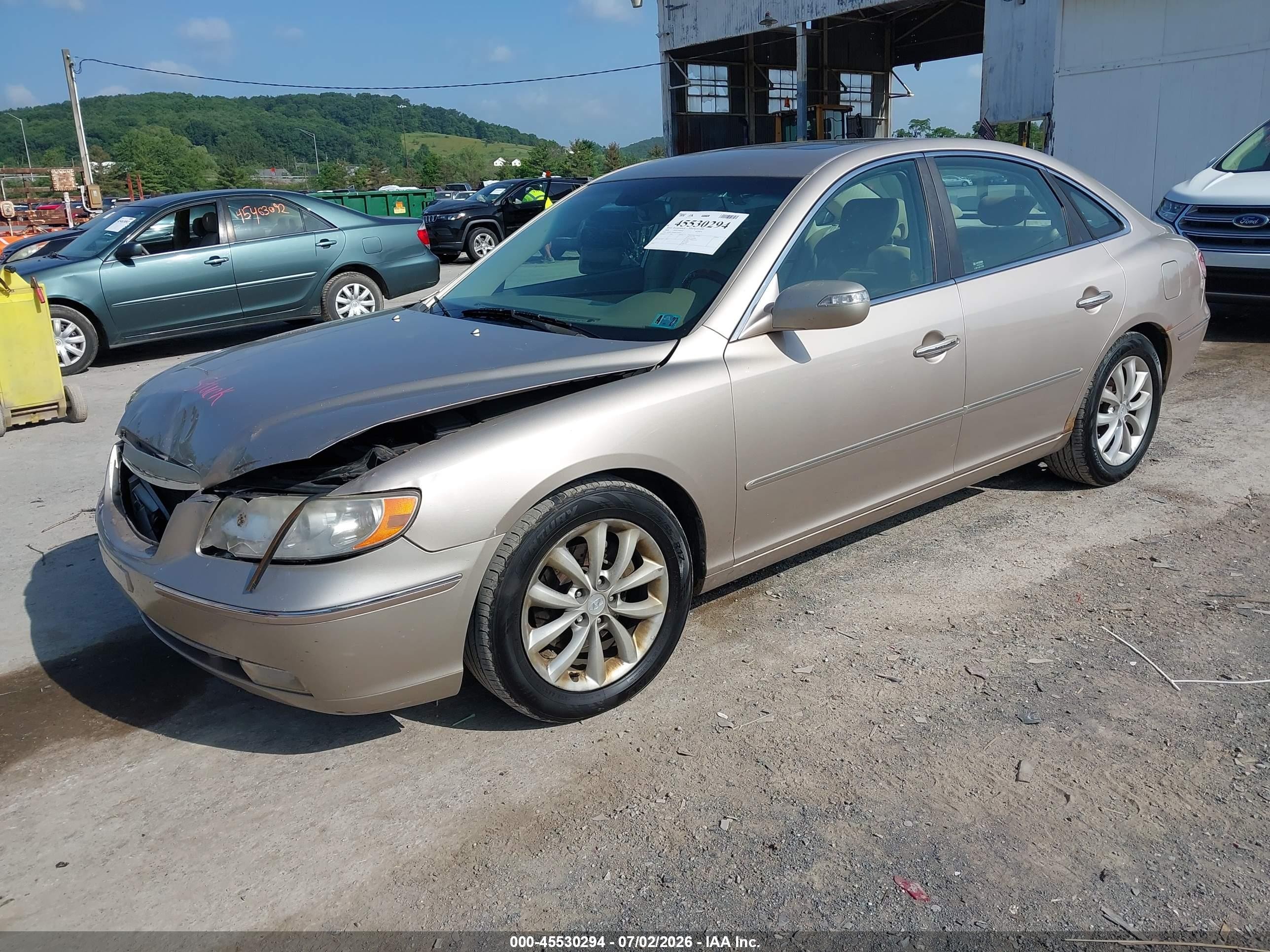 2008 Hyundai Azera Limited Gold vin: KMHFC46F88A263021
