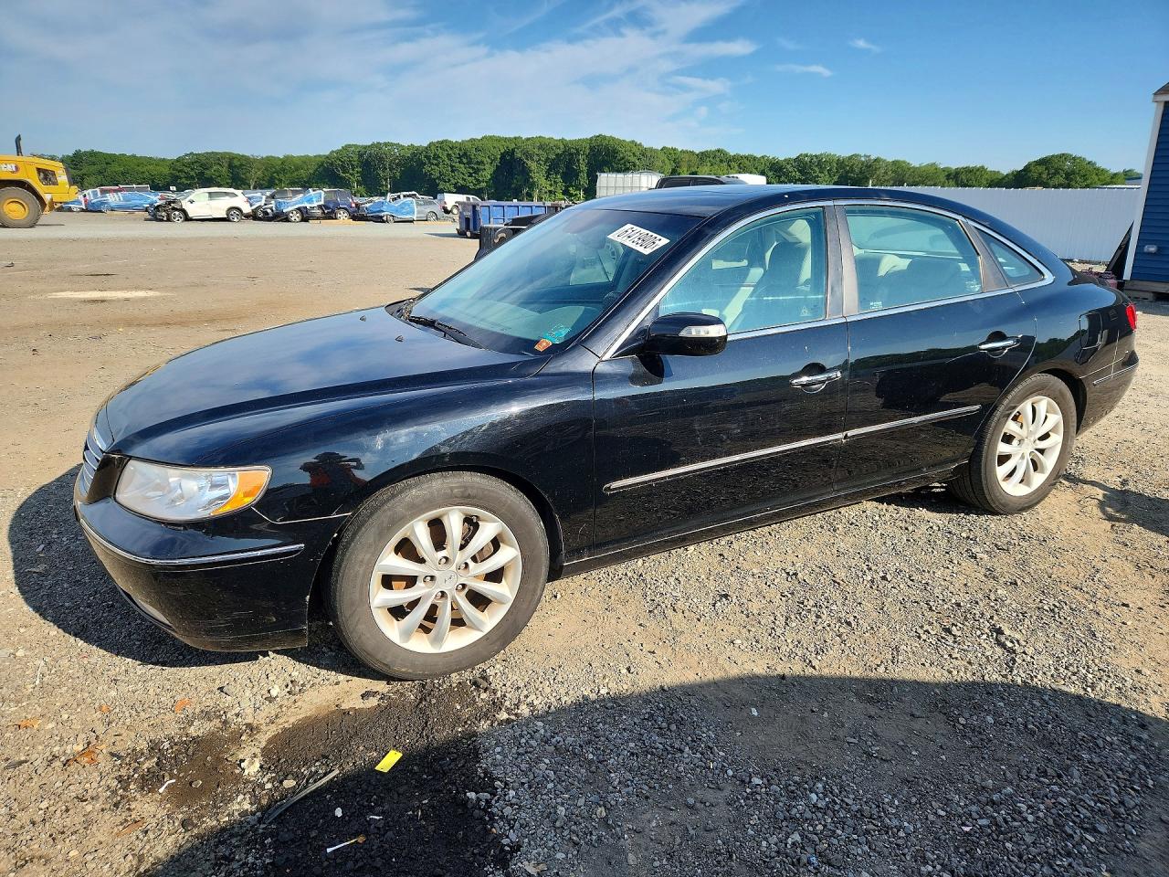 2008 Hyundai Azera Limited Black vin: KMHFC46F88A316798