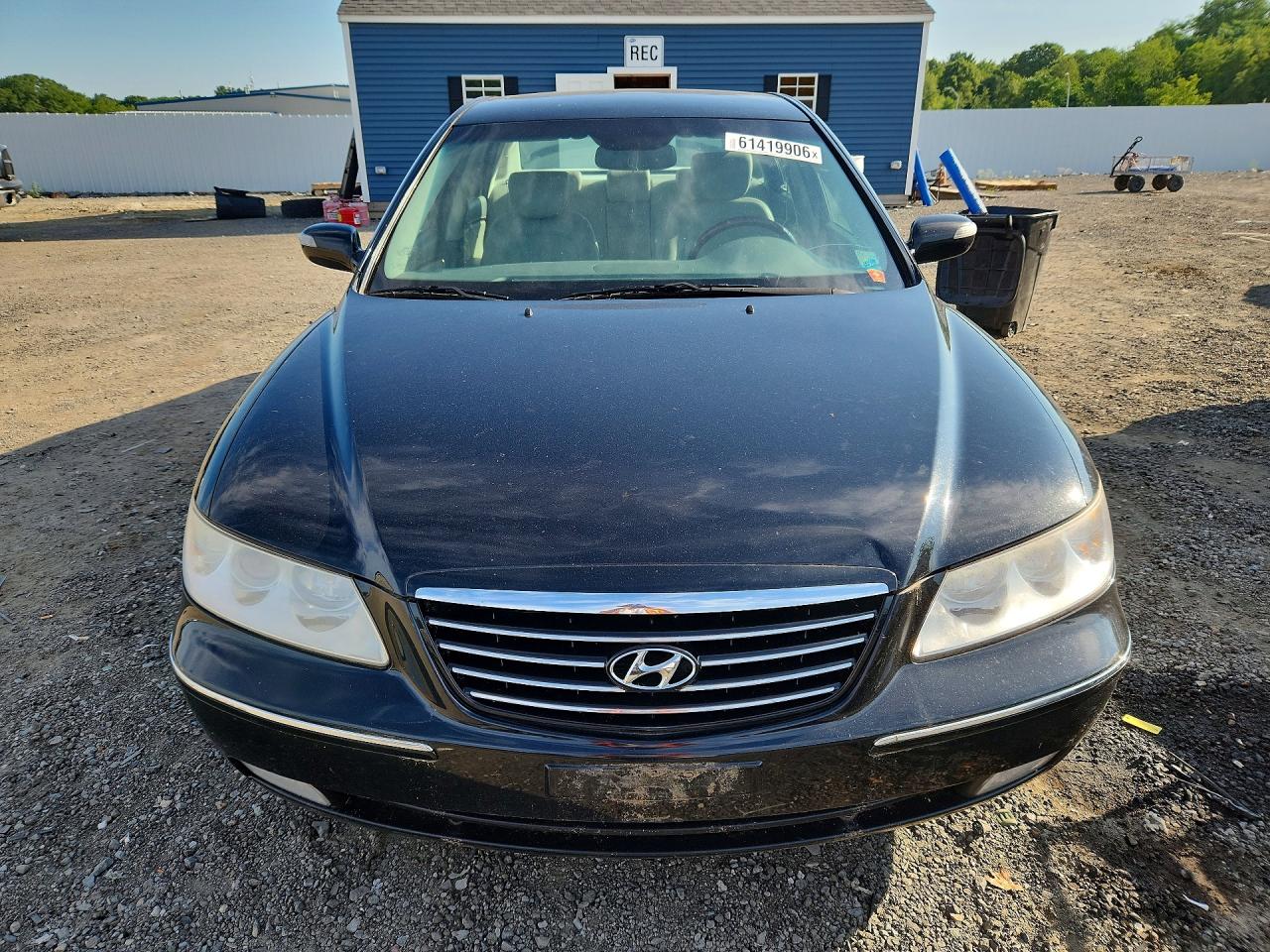 2008 Hyundai Azera Limited Black vin: KMHFC46F88A316798
