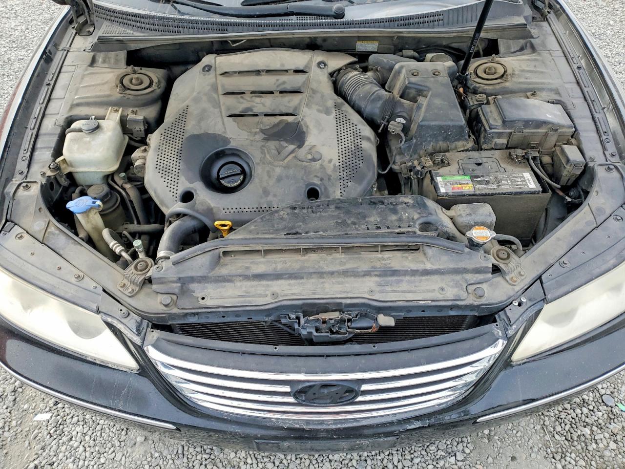 2009 Hyundai Azera Se Черный vin: KMHFC46F89A426798
