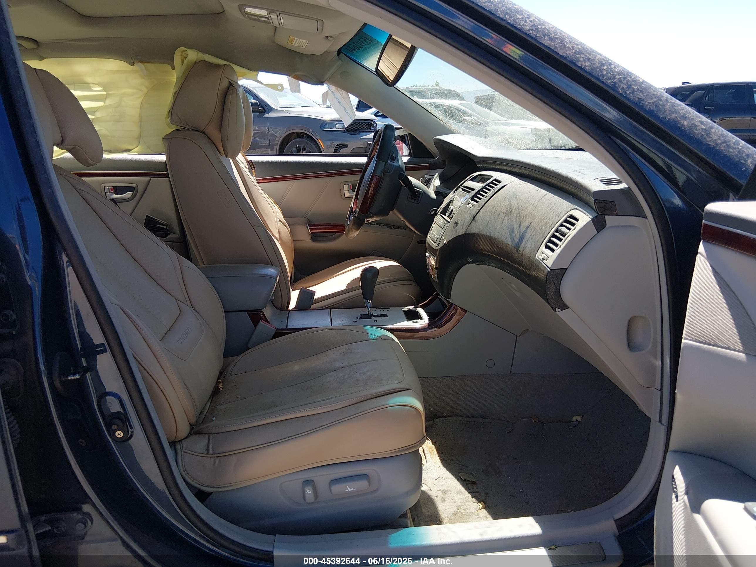 2006 Hyundai Azera Limited/se Blue vin: KMHFC46F96A061754