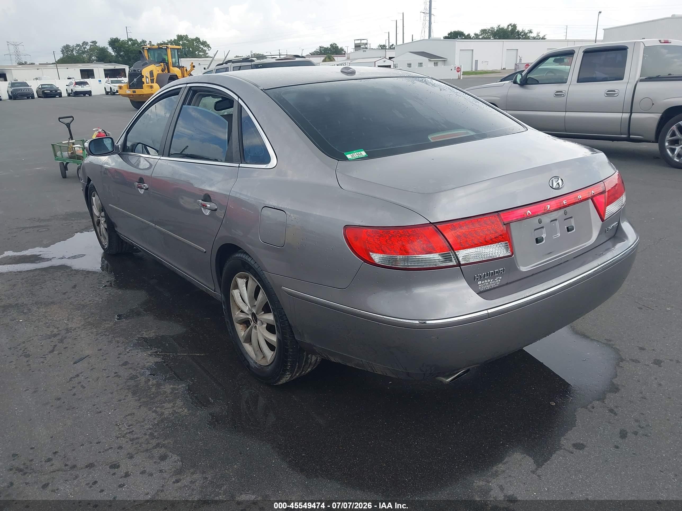 2008 Hyundai Azera Limited Gray vin: KMHFC46F98A254411