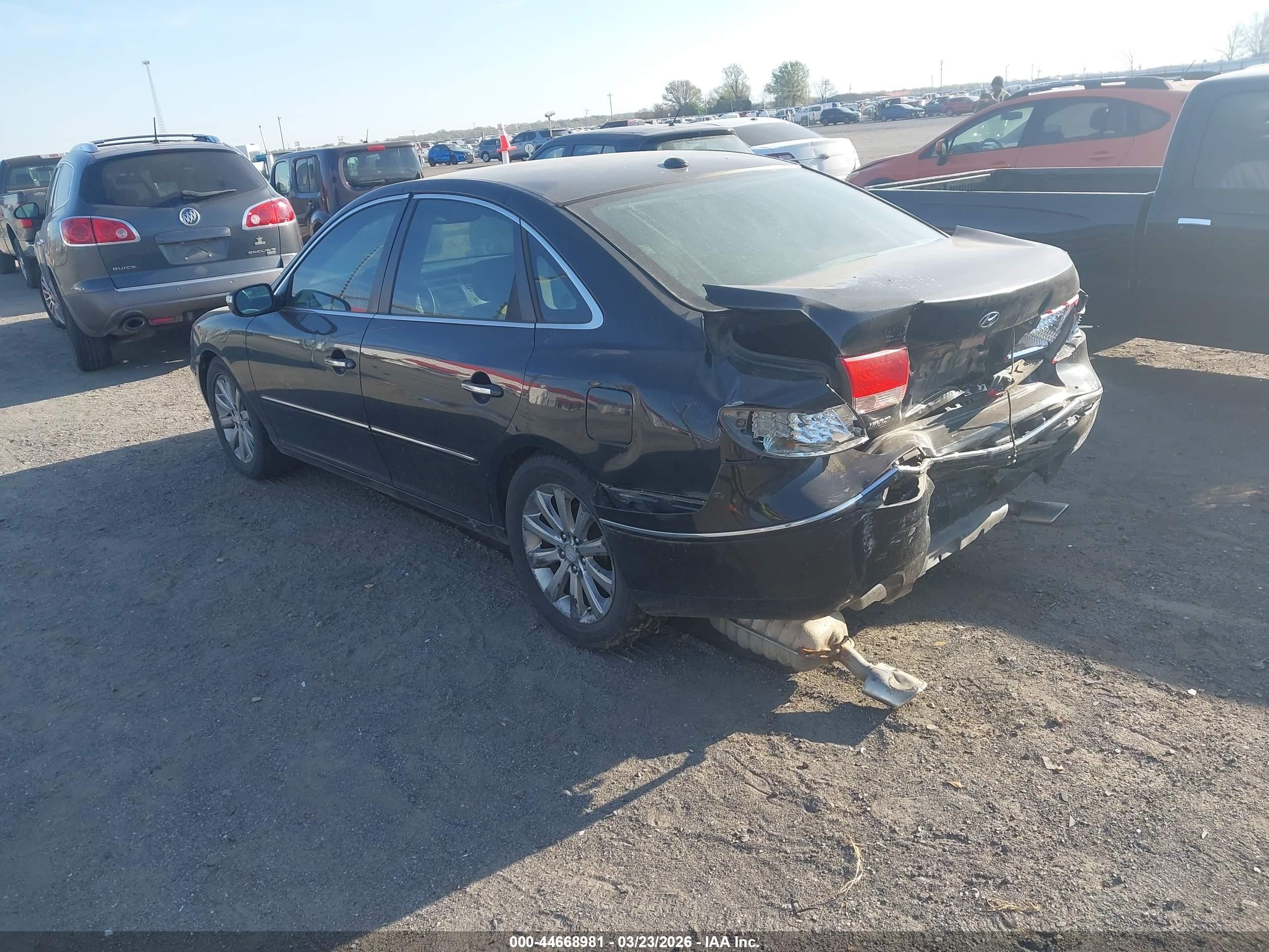 2009 Hyundai Azera Limited Black vin: KMHFC46F99A358348